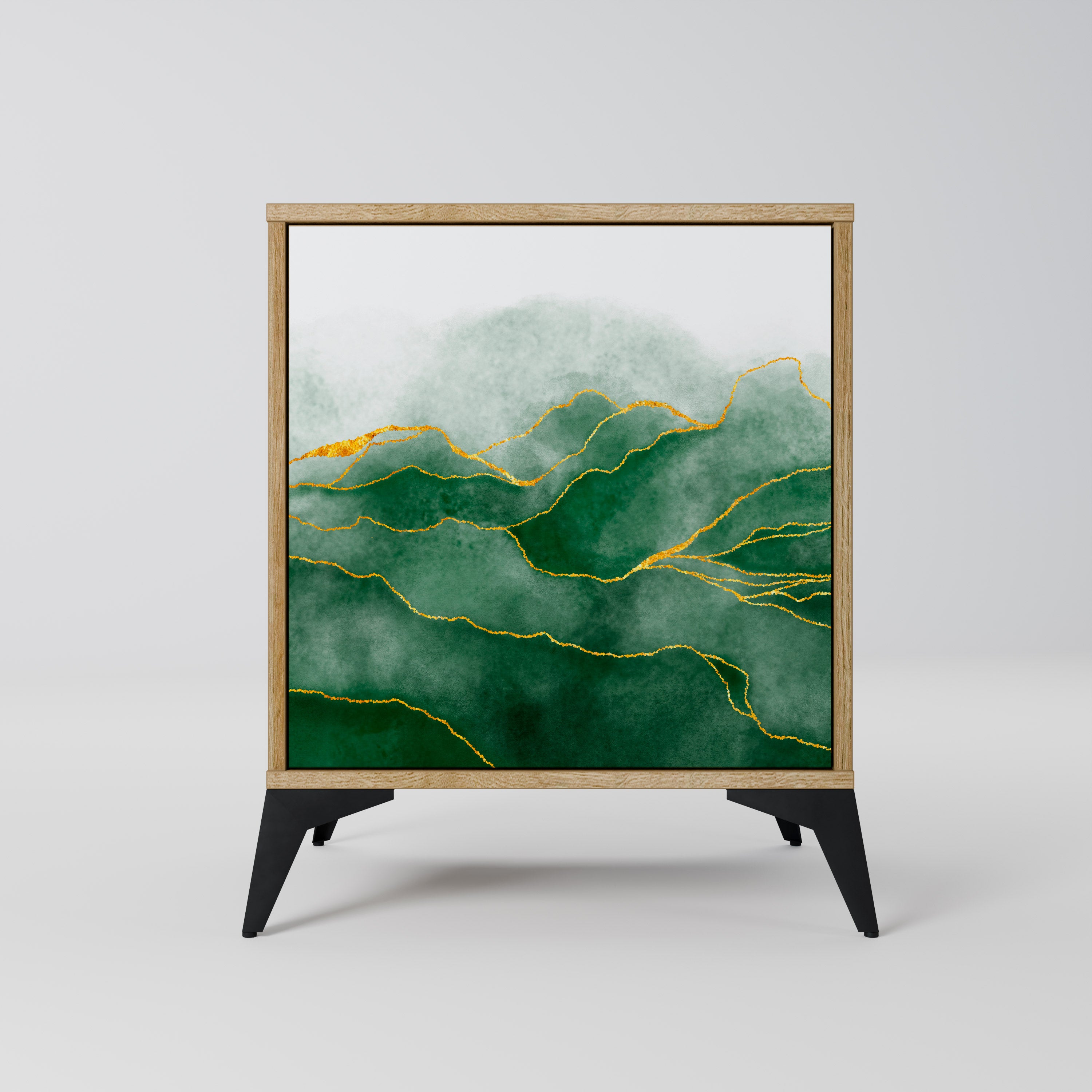 EXPENSIVE NATURE Sideboard mit 1 Tür in Eiche-Optik