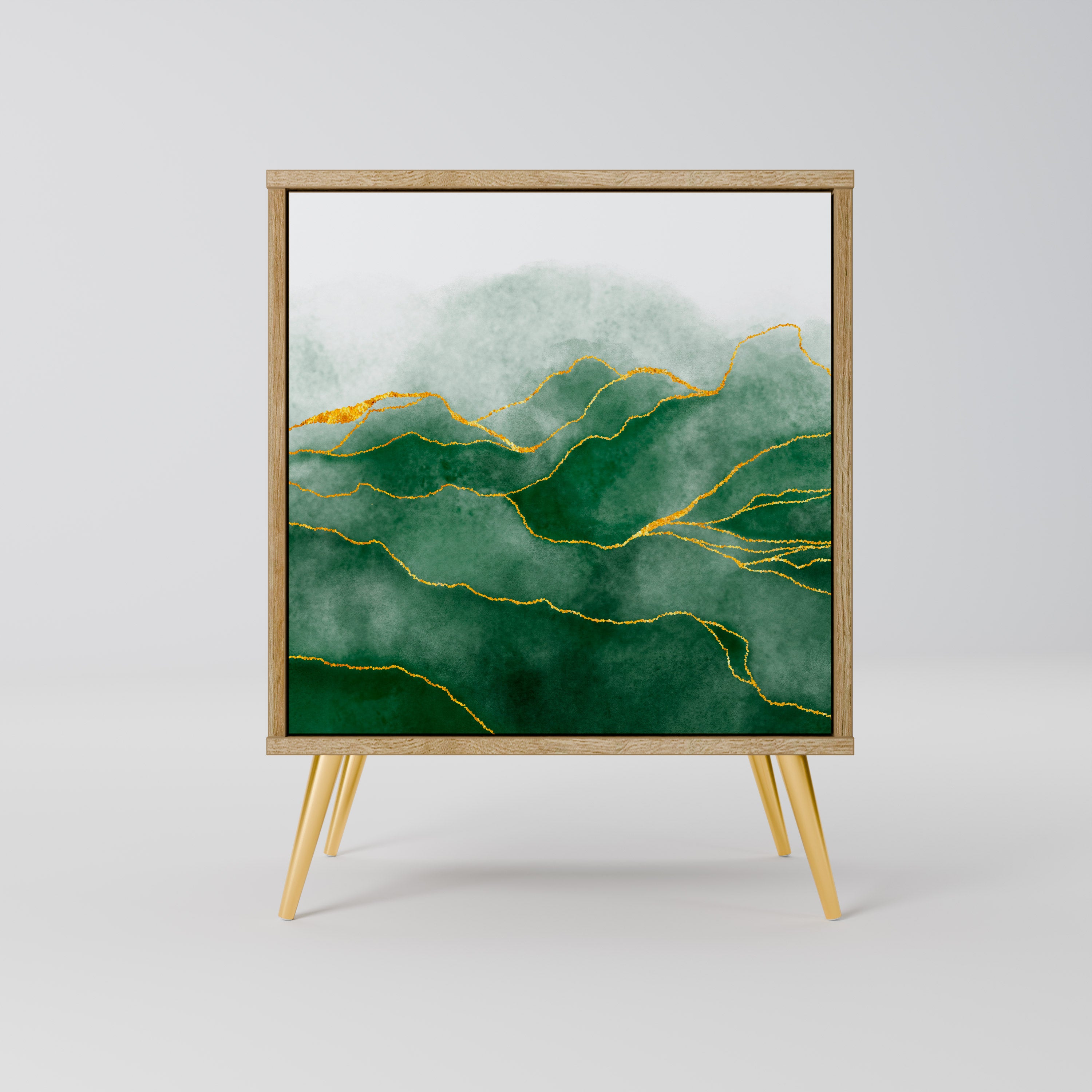 EXPENSIVE NATURE Sideboard mit 1 Tür in Eiche-Optik