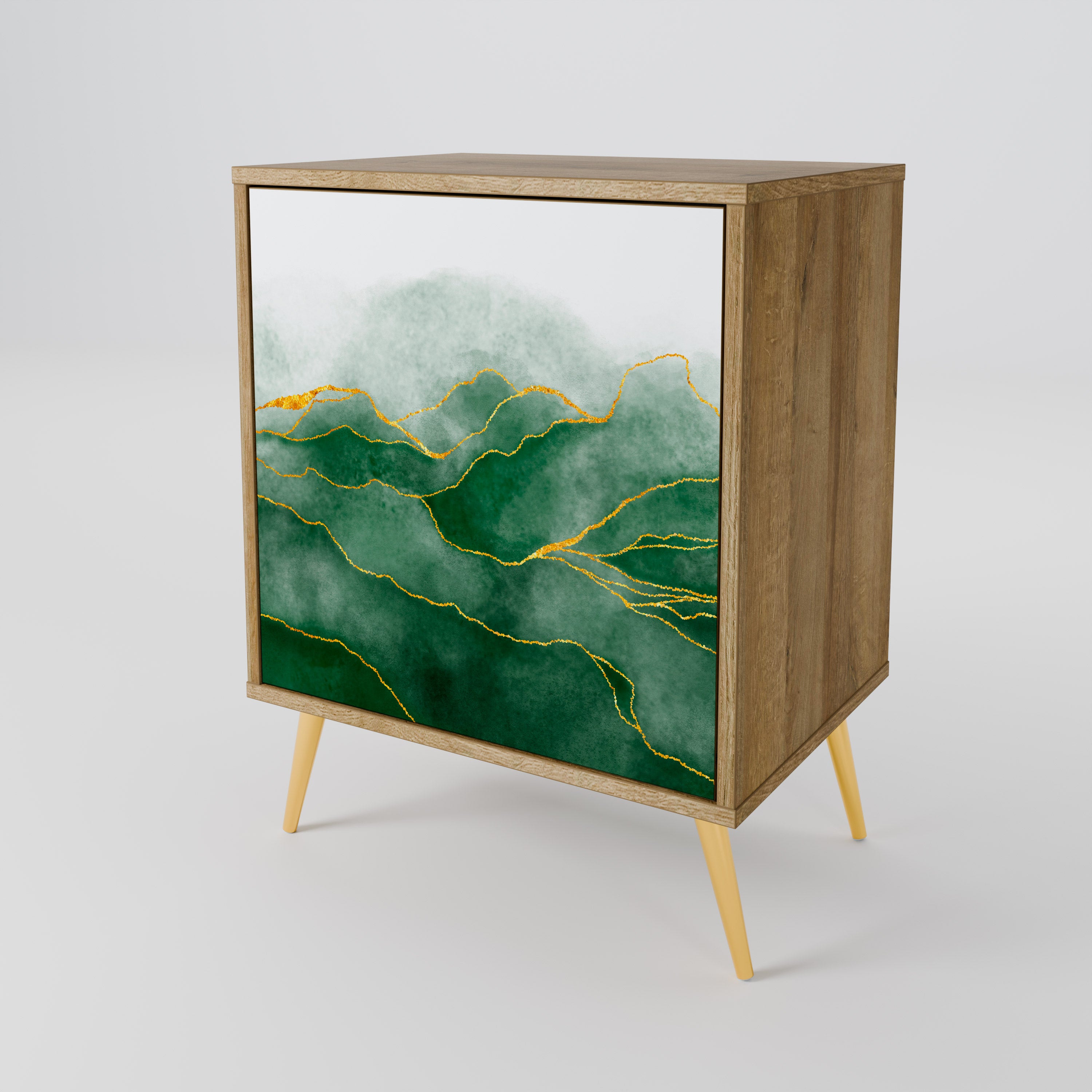 EXPENSIVE NATURE Sideboard mit 1 Tür in Eiche-Optik