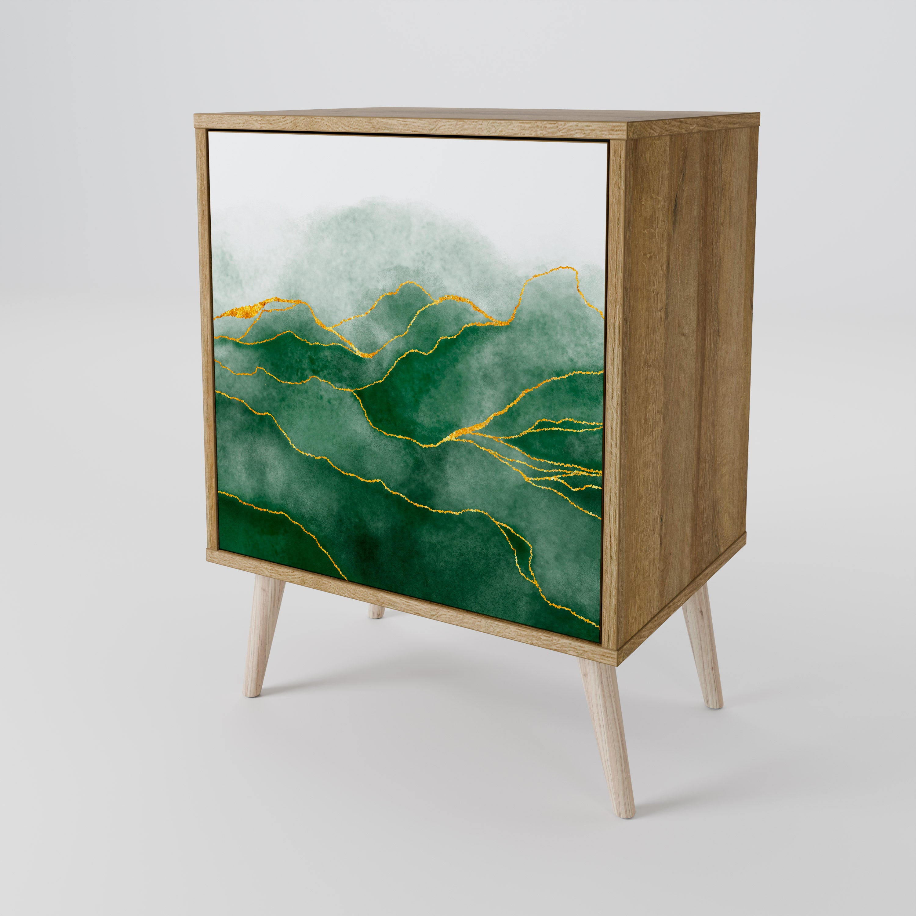 EXPENSIVE NATURE Sideboard mit 1 Tür in Eiche-Optik