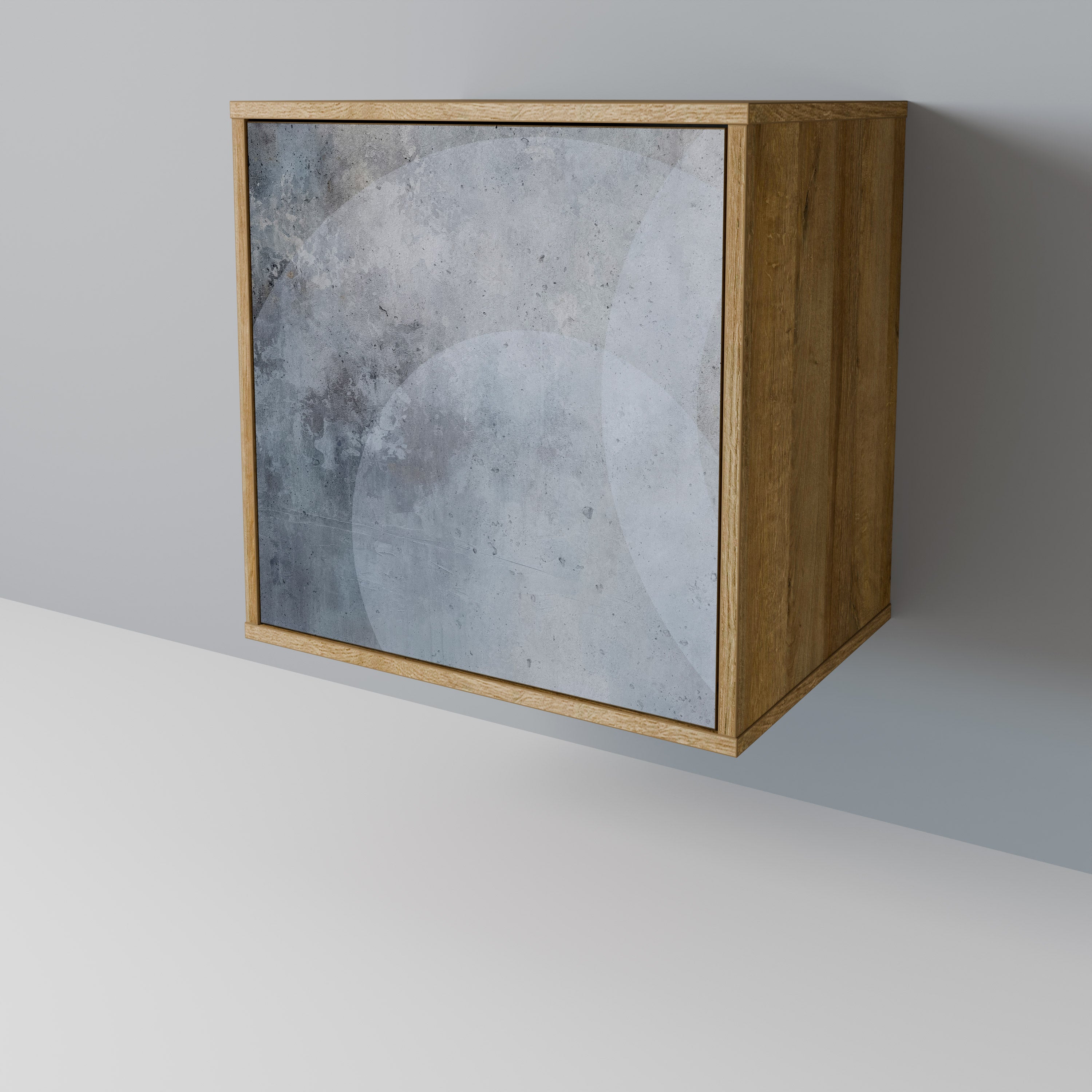 MUTED ARC Sideboard mit 1 Tür in Eiche-Optik