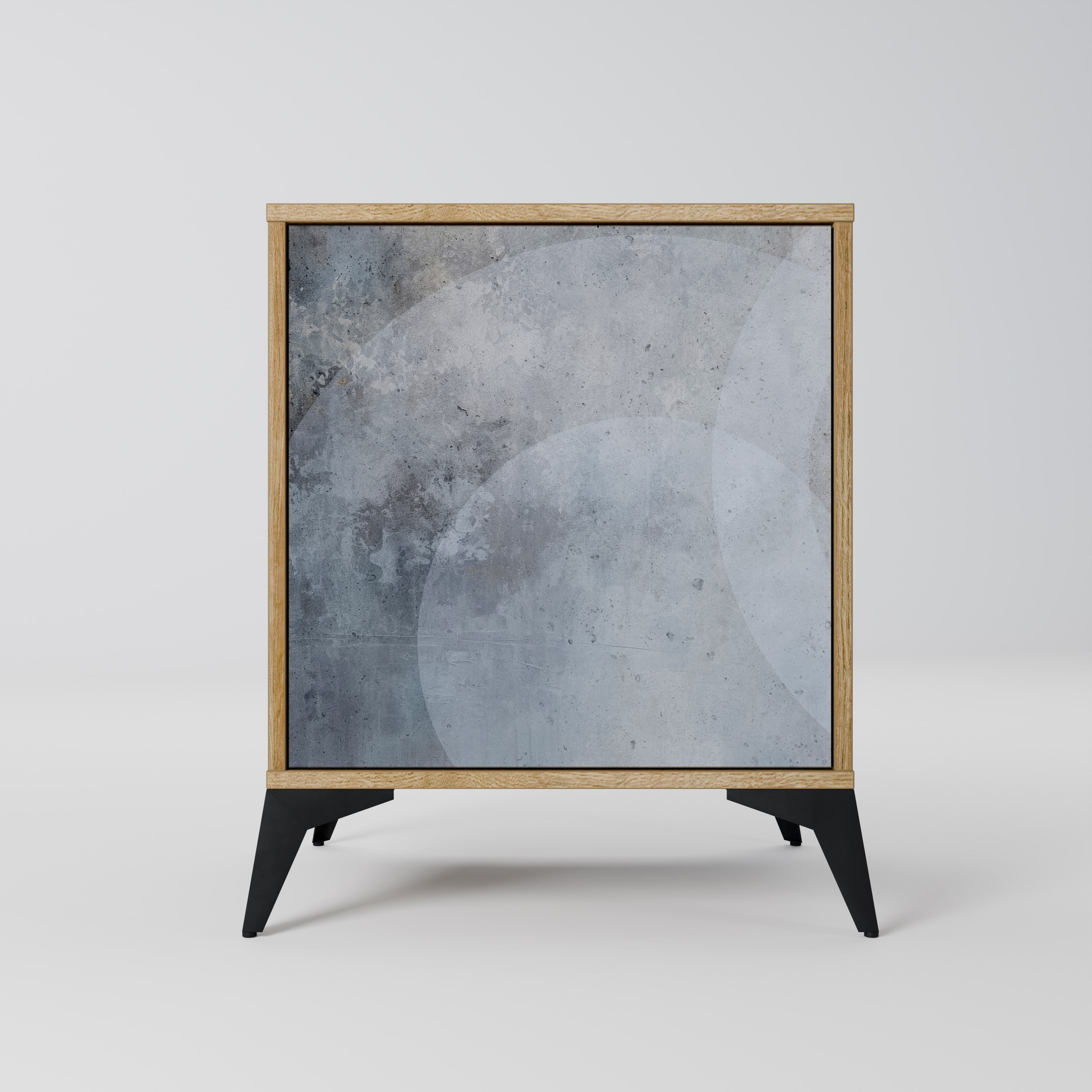 MUTED ARC Sideboard mit 1 Tür in Eiche-Optik