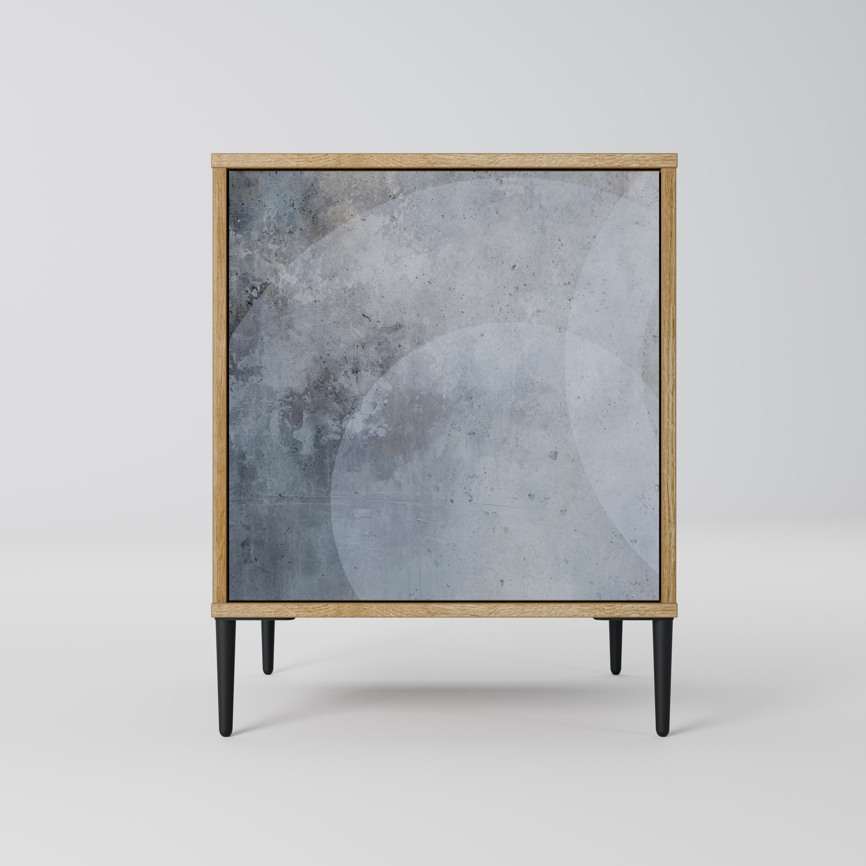 MUTED ARC Sideboard mit 1 Tür in Eiche-Optik