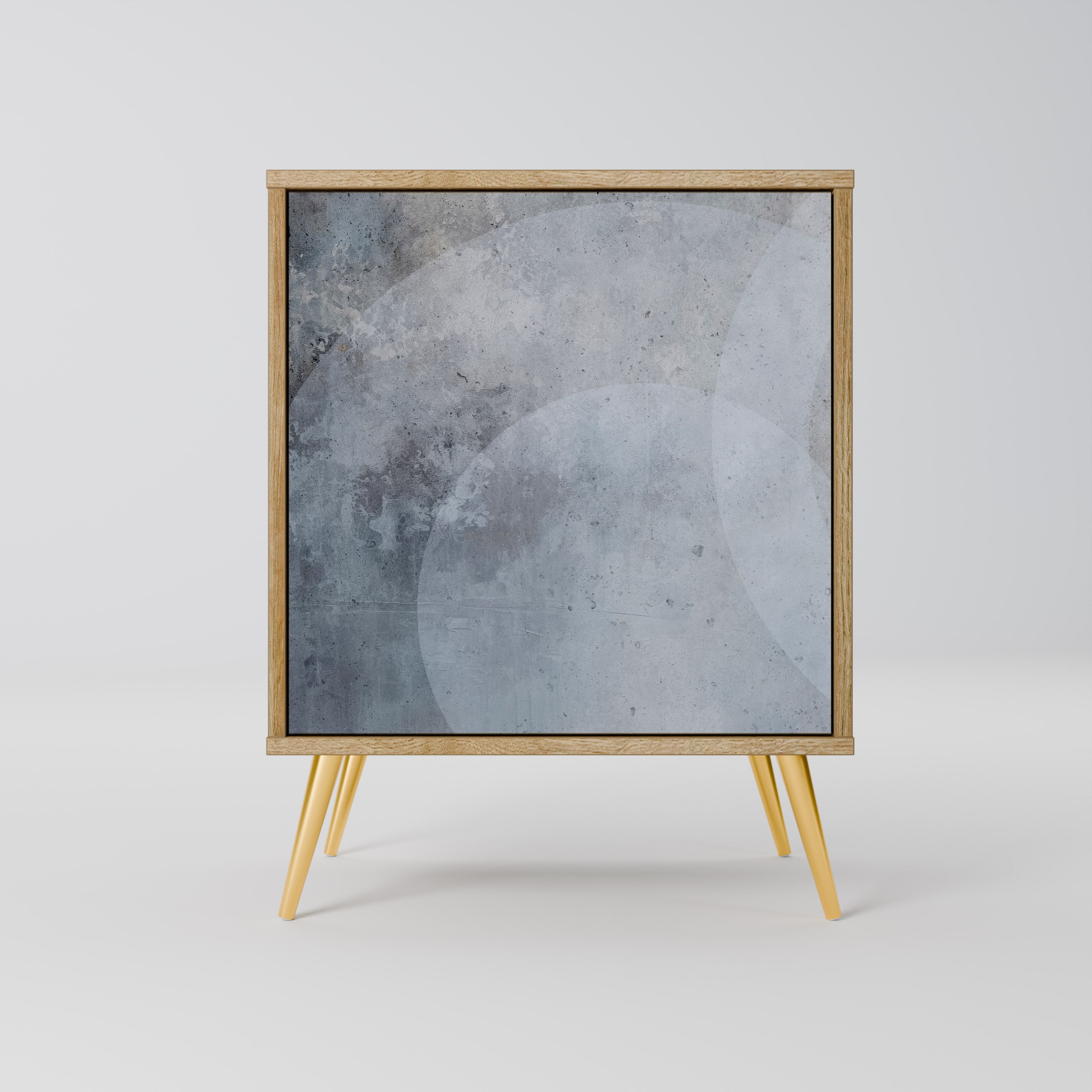 MUTED ARC Sideboard mit 1 Tür in Eiche-Optik