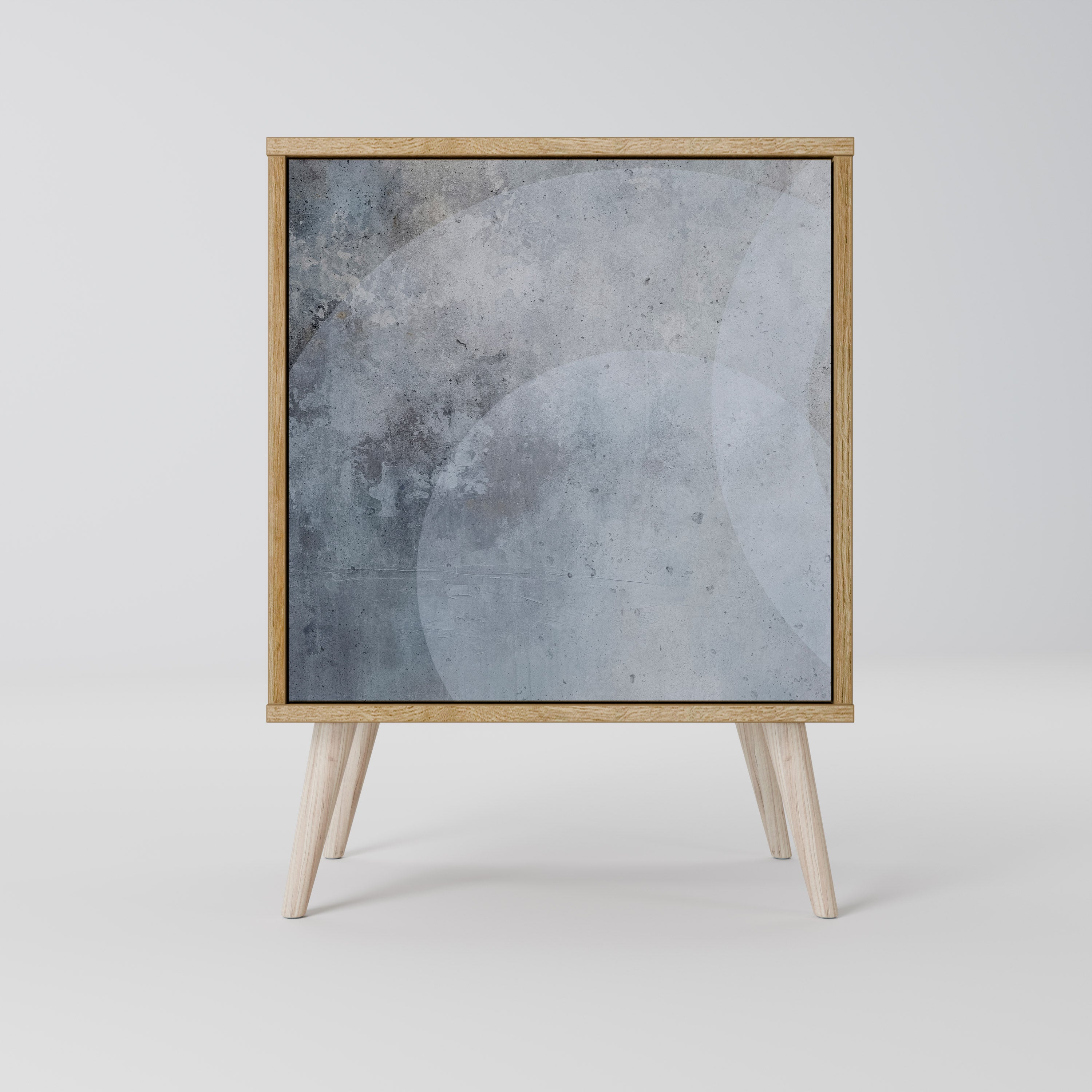 MUTED ARC Sideboard mit 1 Tür in Eiche-Optik