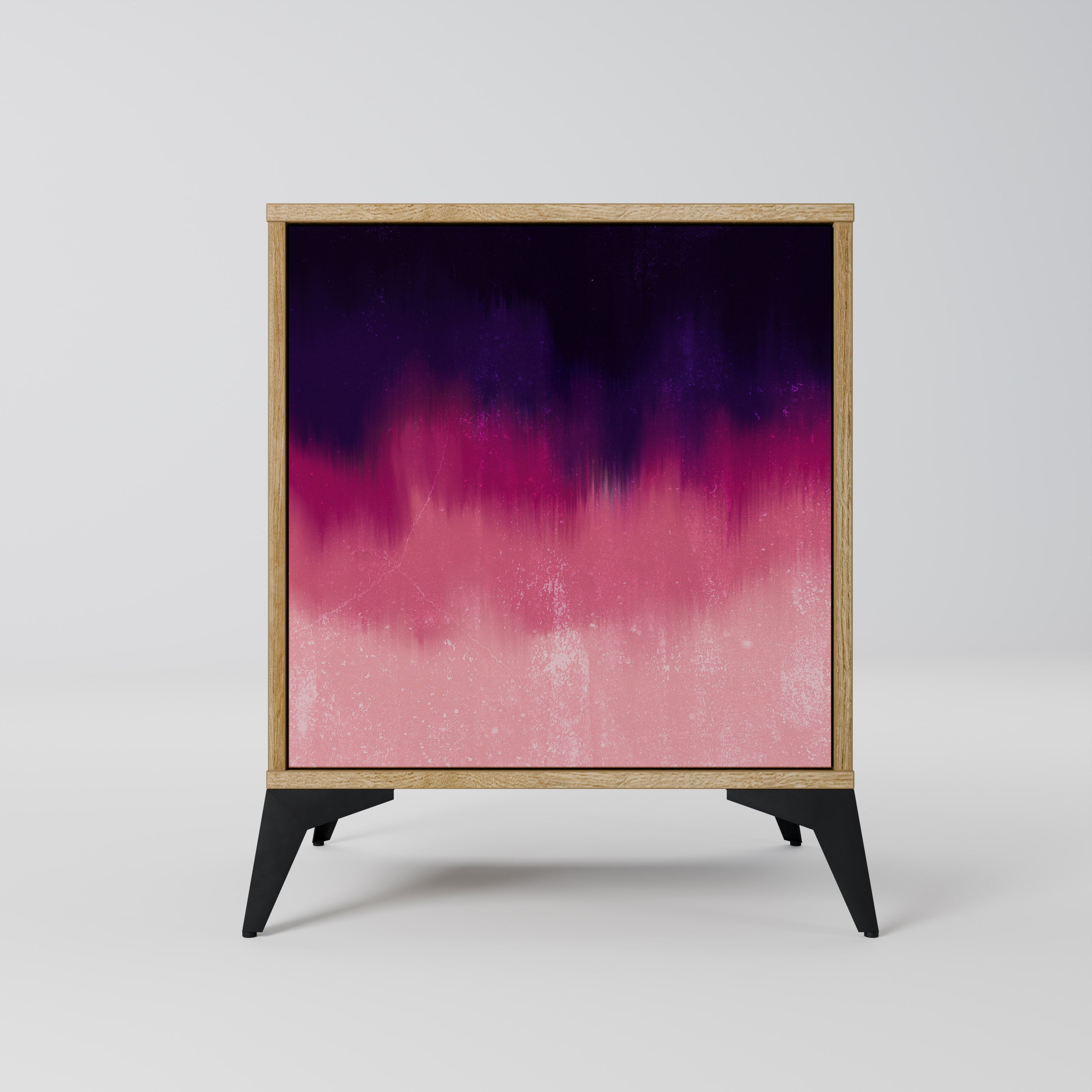 AURORA BOREALIS Sideboard mit 1 Tür in Eiche-Optik