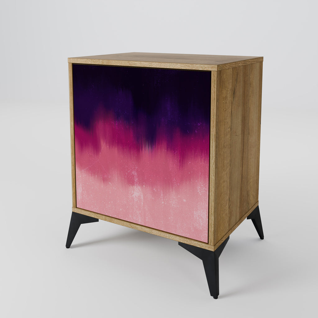 AURORA BOREALIS Sideboard mit 1 Tür in Eiche-Optik