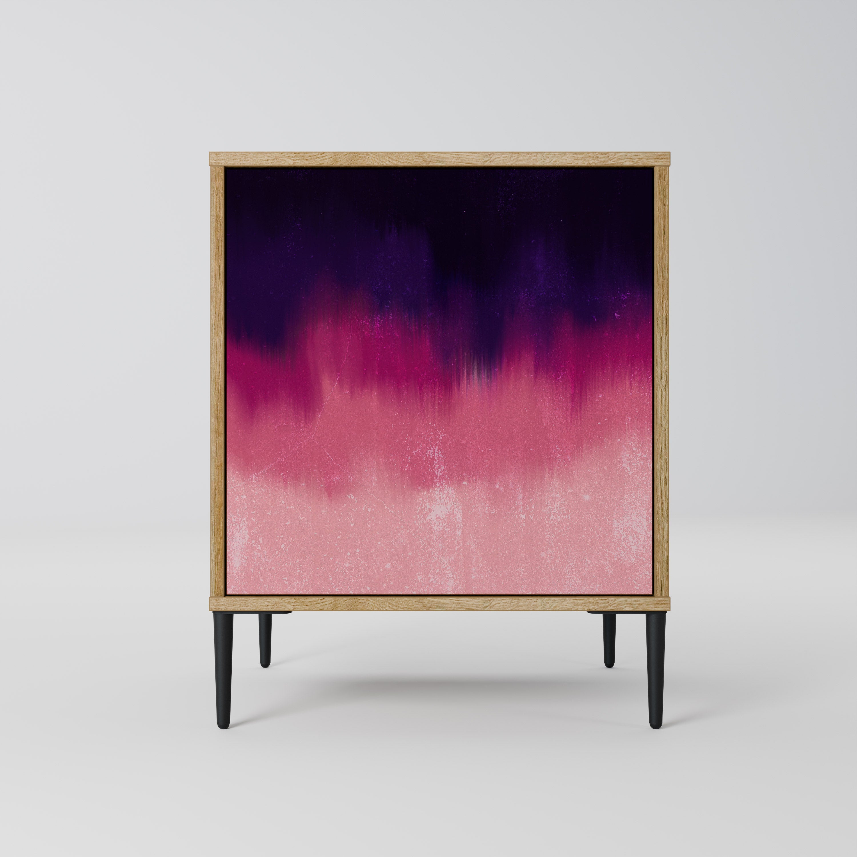 AURORA BOREALIS Sideboard mit 1 Tür in Eiche-Optik