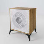 SOLID CIRCLES Sideboard mit 1 Tür in Eiche-Optik