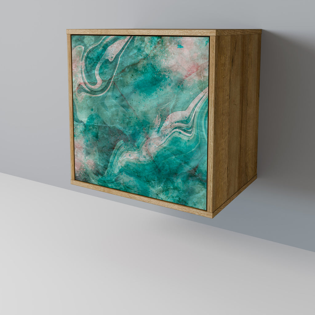 ABSTRACT ALCHEMY Sideboard mit 1 Tür in Eiche-Optik