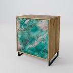 ABSTRACT ALCHEMY Sideboard mit 1 Tür in Eiche-Optik