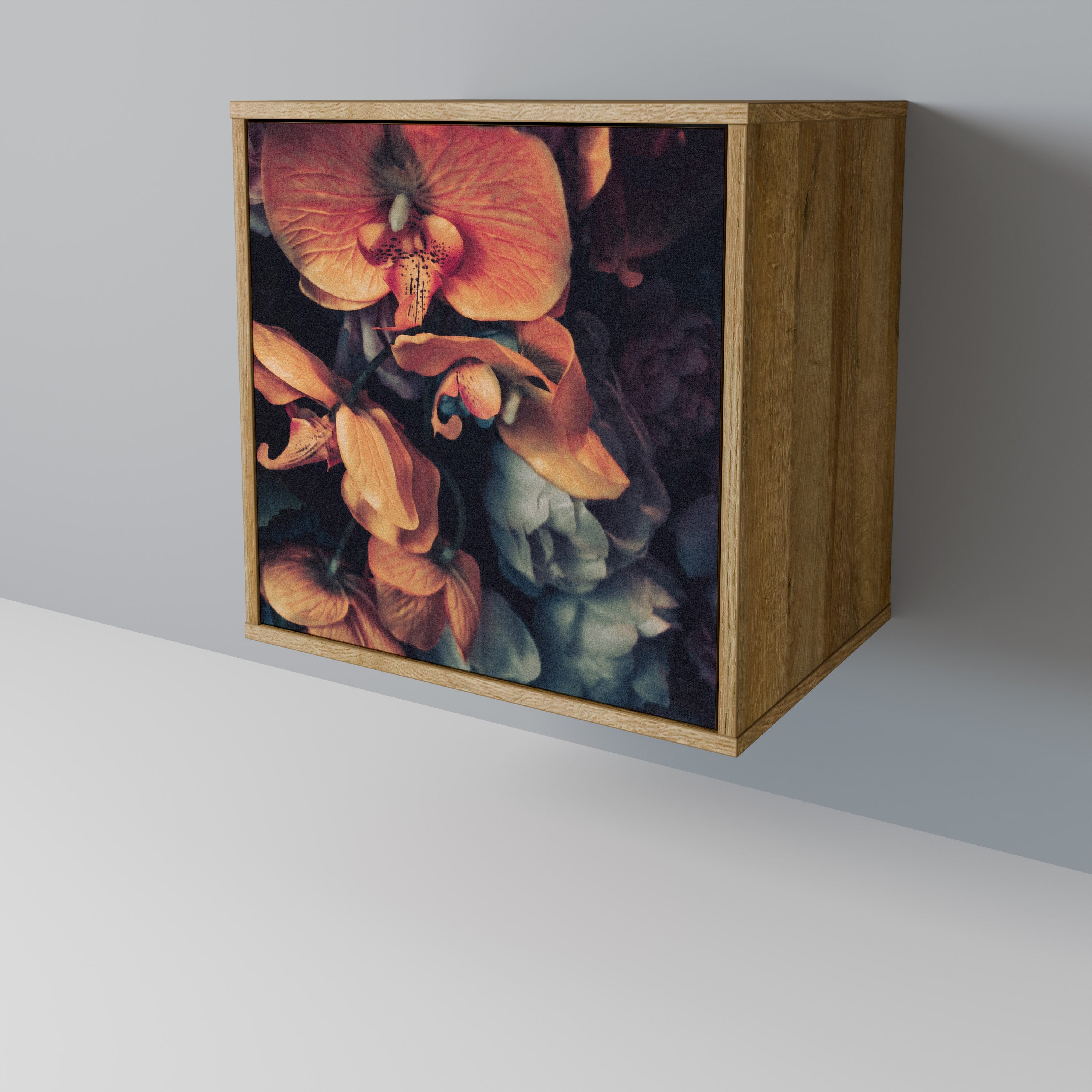 NEVERENDING BLOOM Sideboard mit 1 Tür in Eiche-Optik