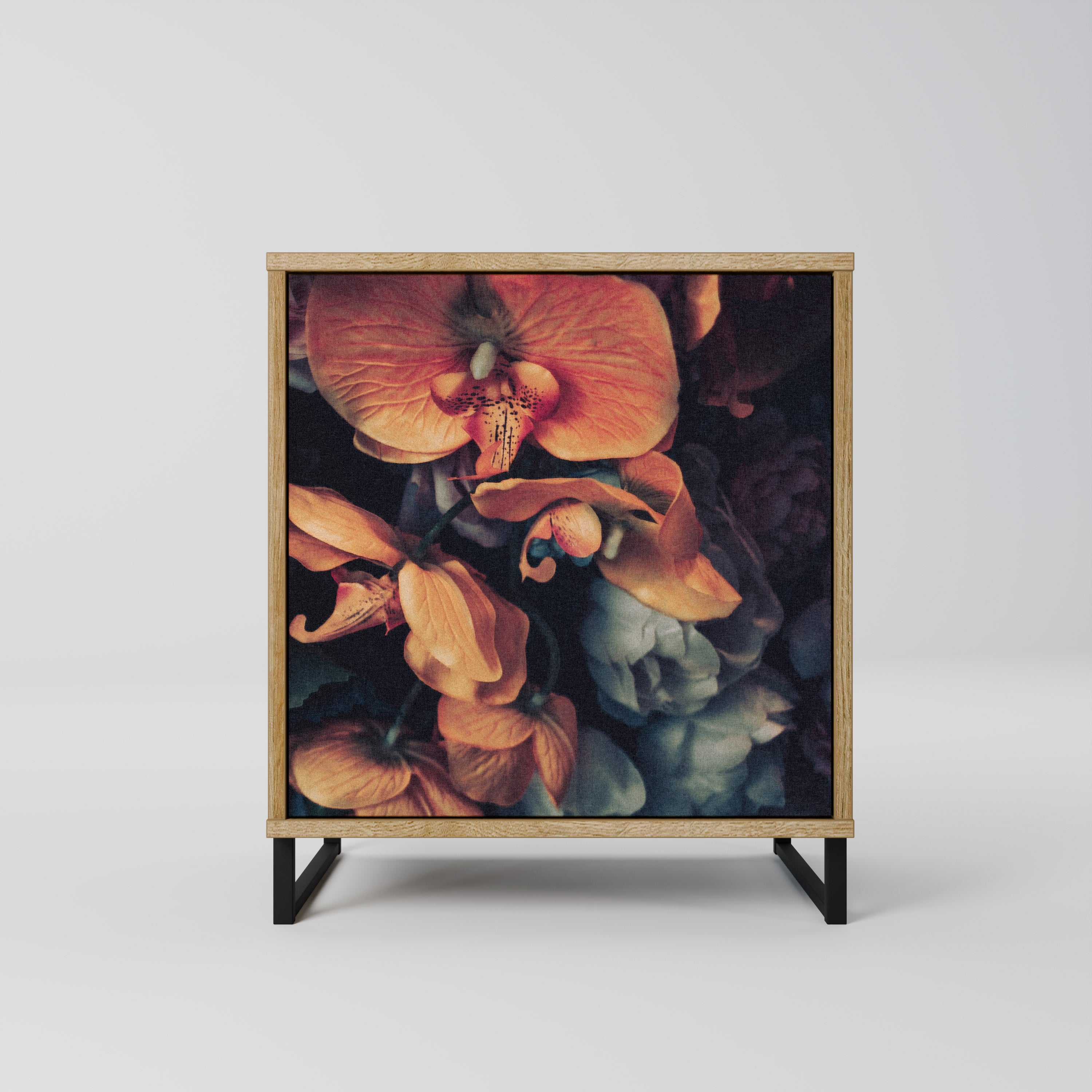 NEVERENDING BLOOM Sideboard mit 1 Tür in Eiche-Optik