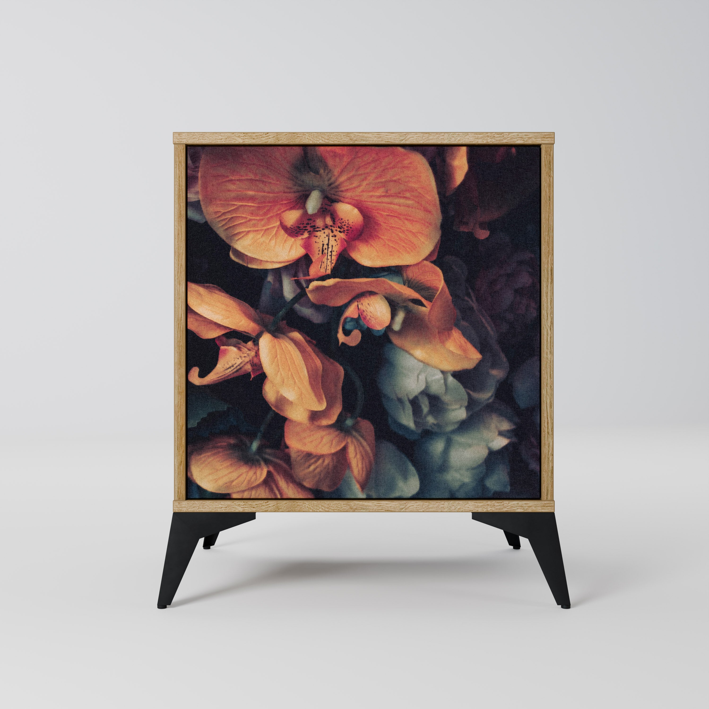 NEVERENDING BLOOM Sideboard mit 1 Tür in Eiche-Optik