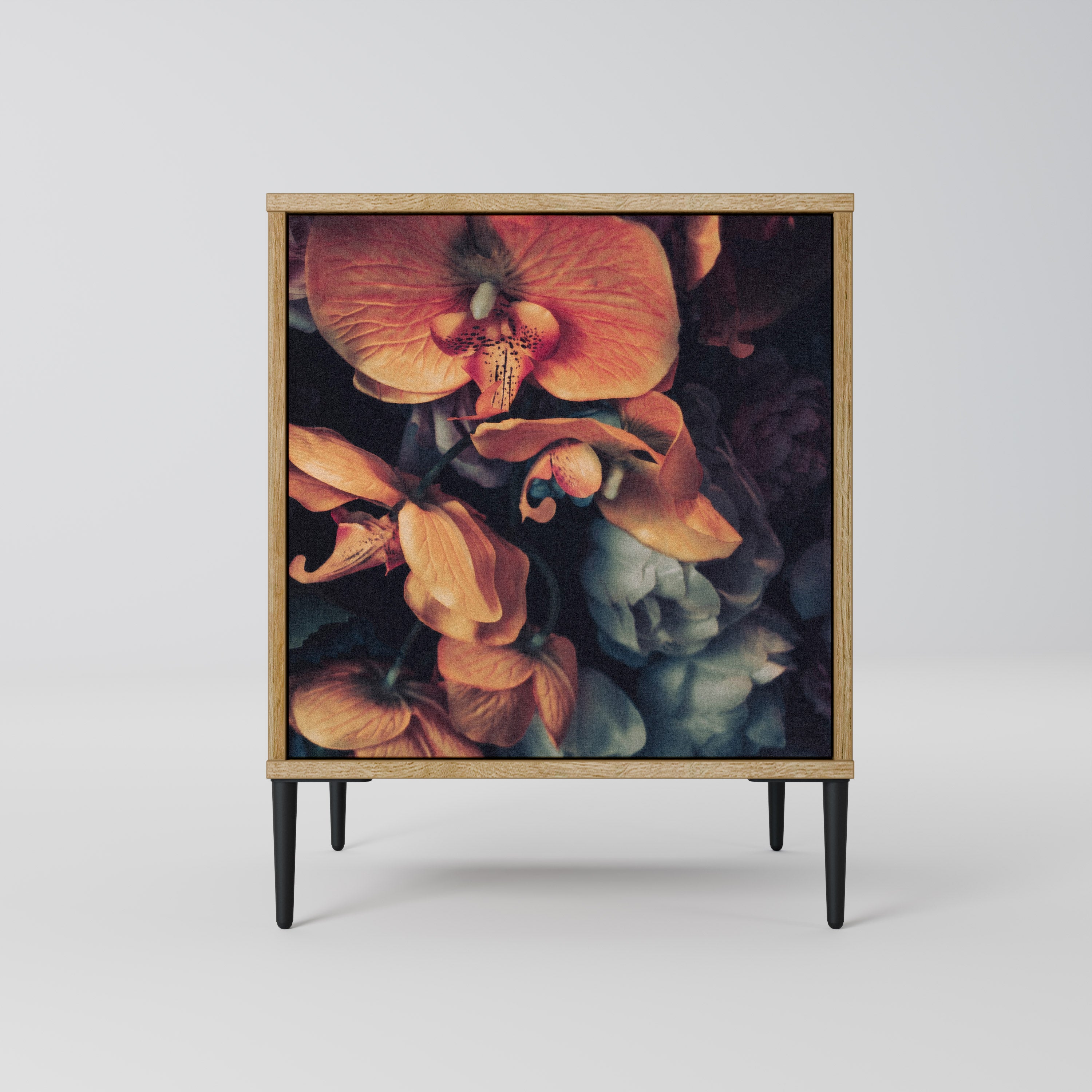 NEVERENDING BLOOM Sideboard mit 1 Tür in Eiche-Optik