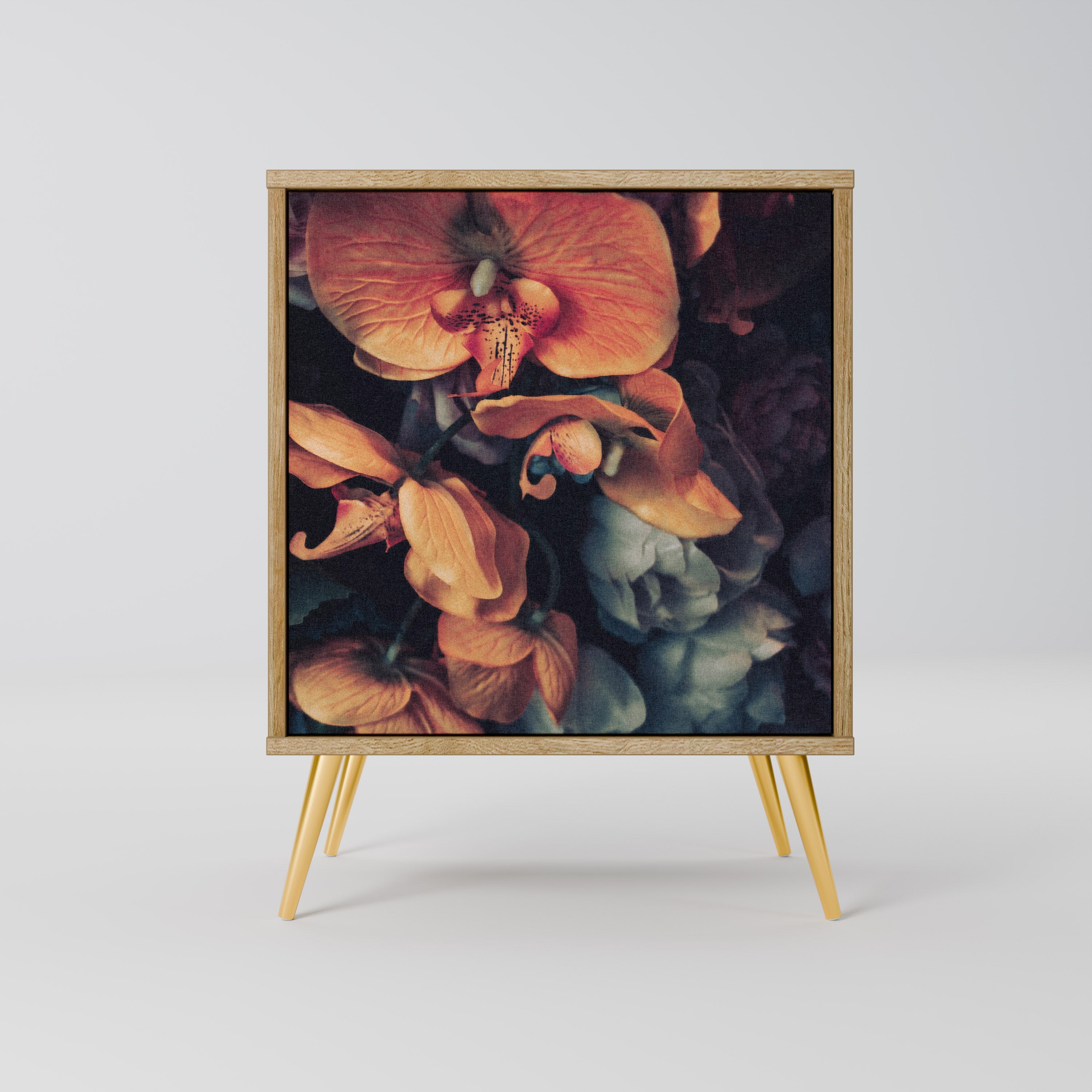 NEVERENDING BLOOM Sideboard mit 1 Tür in Eiche-Optik