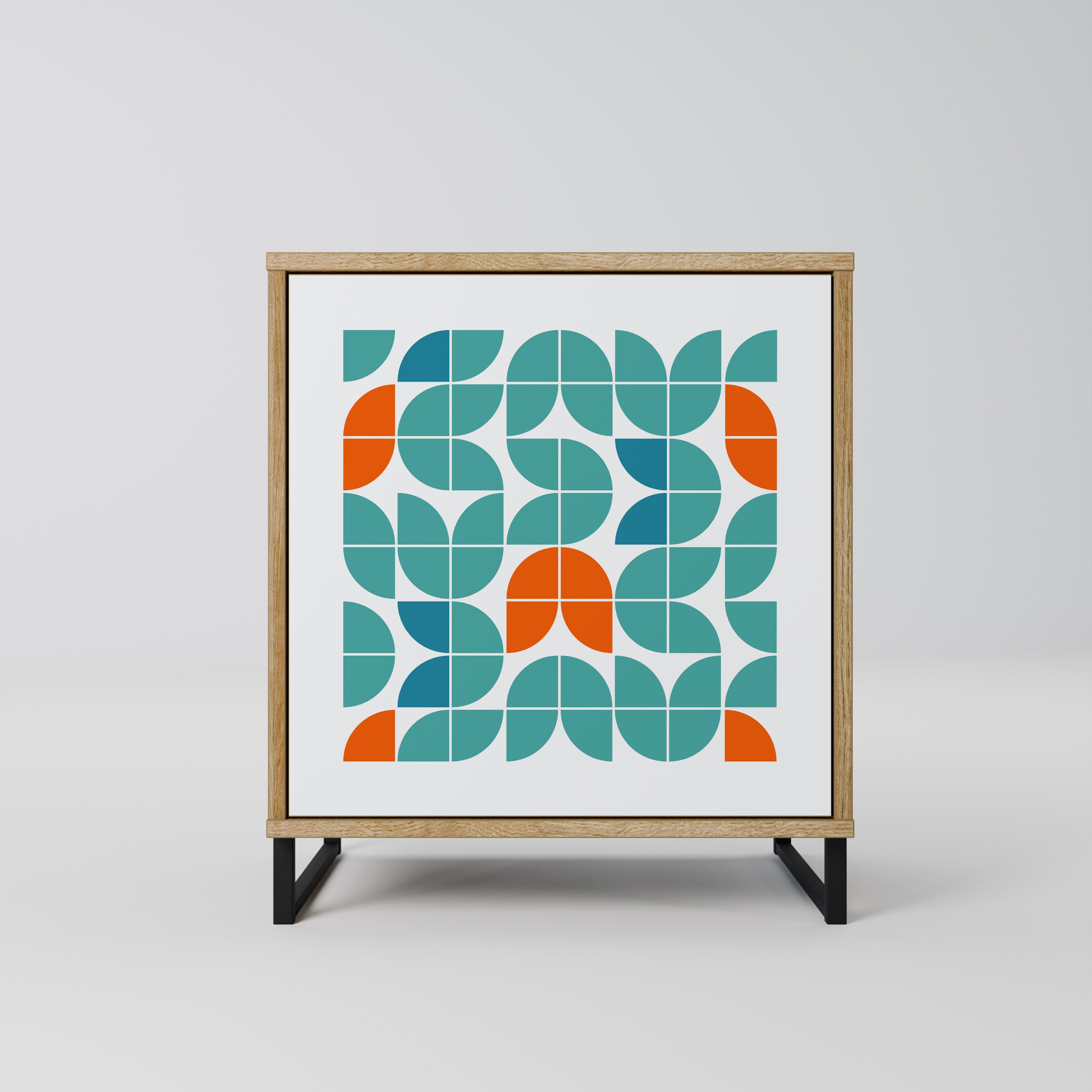 BE THE CHANGE Sideboard mit 1 Tür in Eiche-Optik