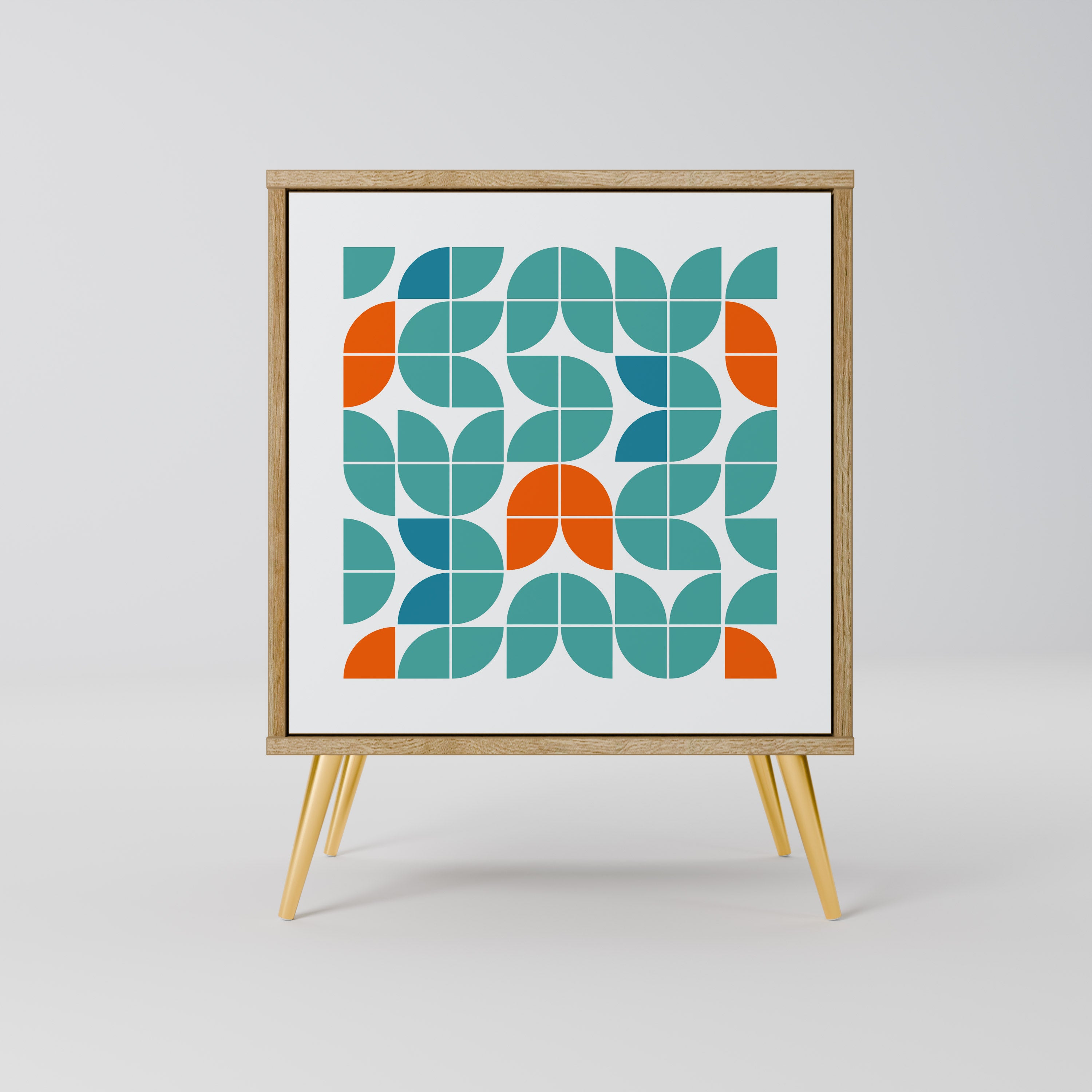 BE THE CHANGE Sideboard mit 1 Tür in Eiche-Optik