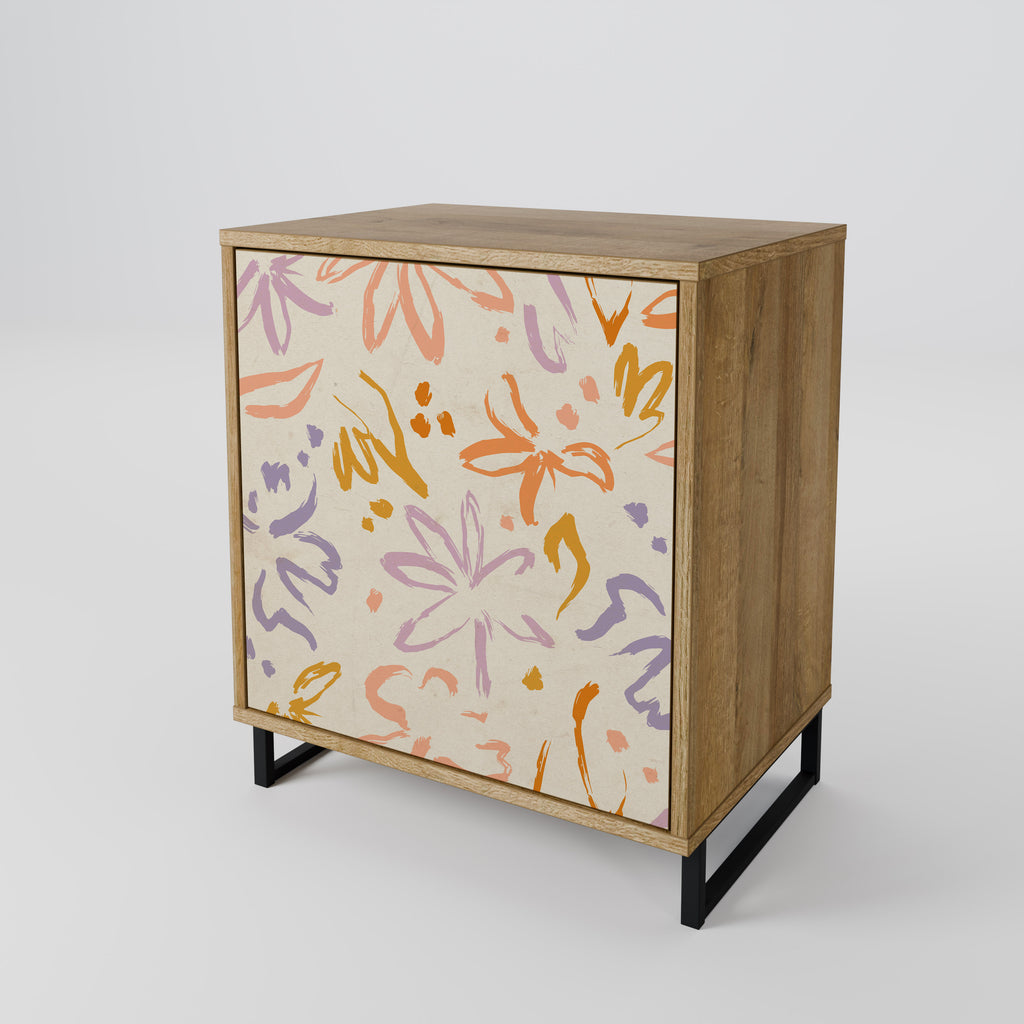 SPRING WHIMSY Sideboard mit 1 Tür in Eiche-Optik