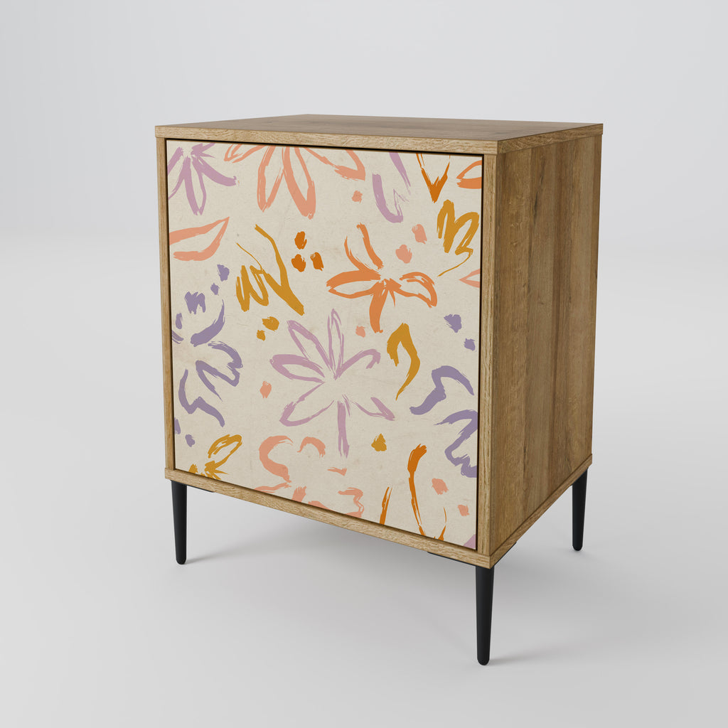 SPRING WHIMSY Sideboard mit 1 Tür in Eiche-Optik