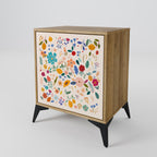 FLORAL COMBINATION Sideboard mit 1 Tür in Eiche-Optik