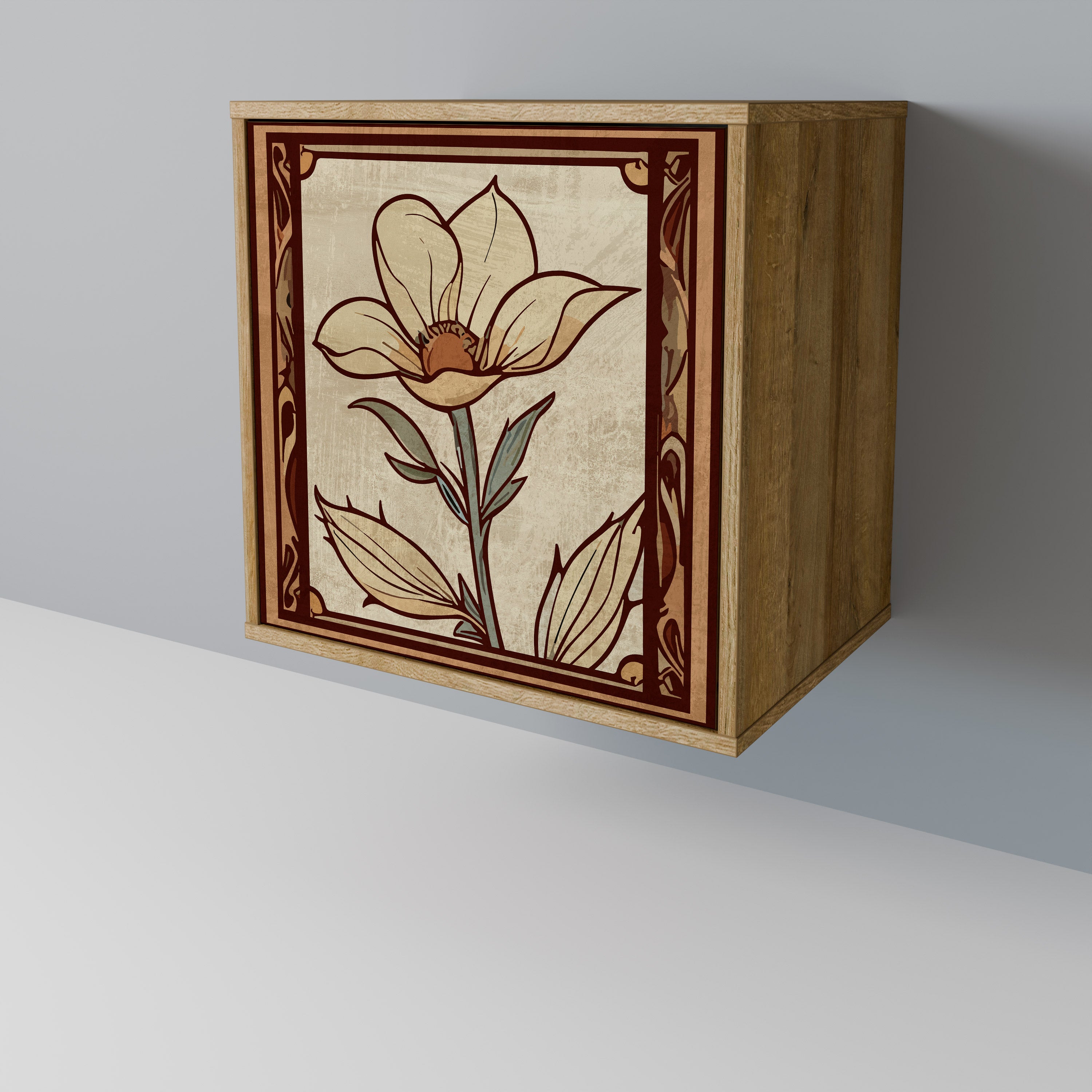TIMELESS FLORA Sideboard mit 1 Tür in Eiche-Optik