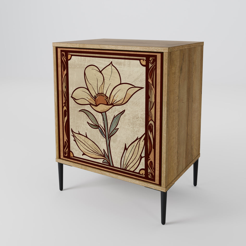TIMELESS FLORA Sideboard mit 1 Tür in Eiche-Optik