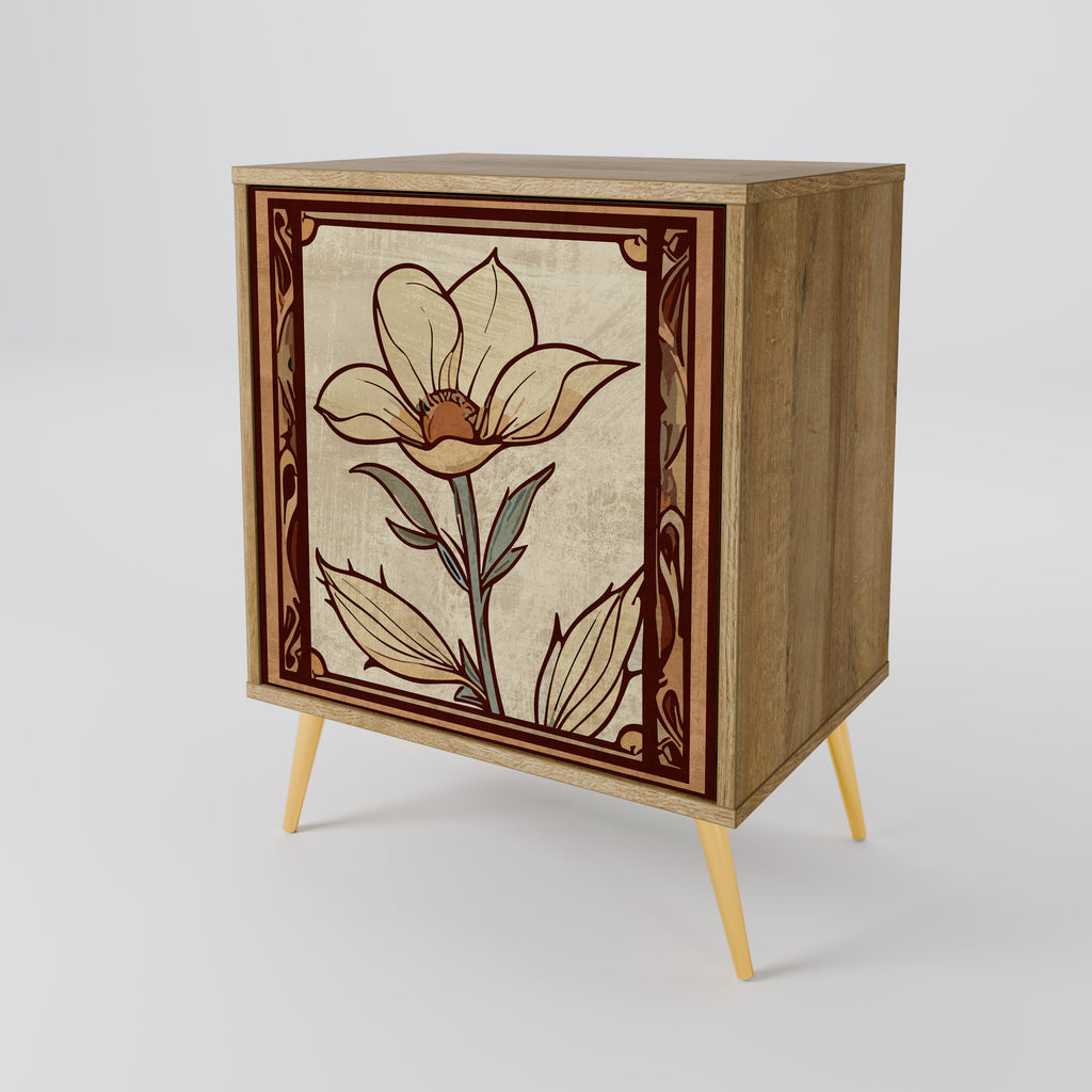 TIMELESS FLORA Sideboard mit 1 Tür in Eiche-Optik