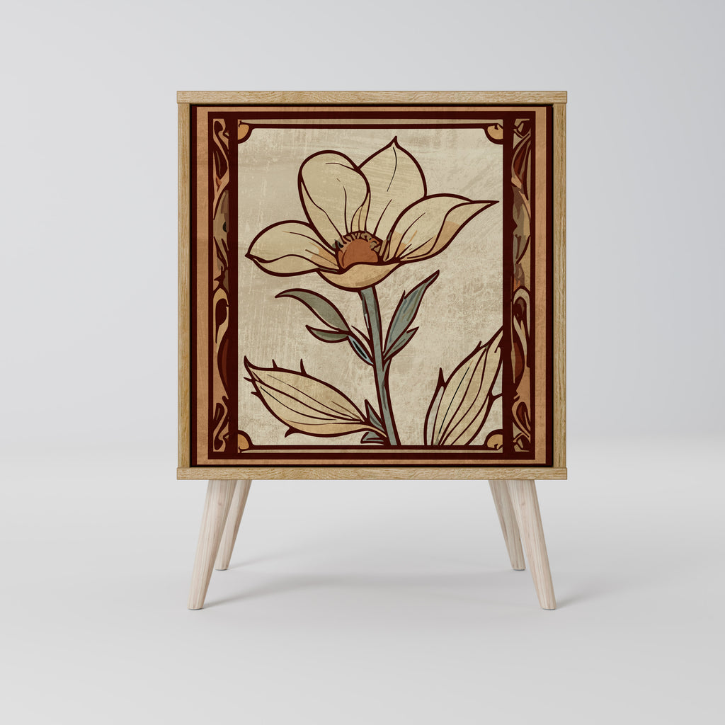 TIMELESS FLORA Sideboard mit 1 Tür in Eiche-Optik