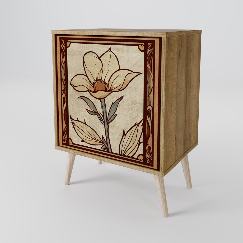 TIMELESS FLORA Sideboard mit 1 Tür in Eiche-Optik