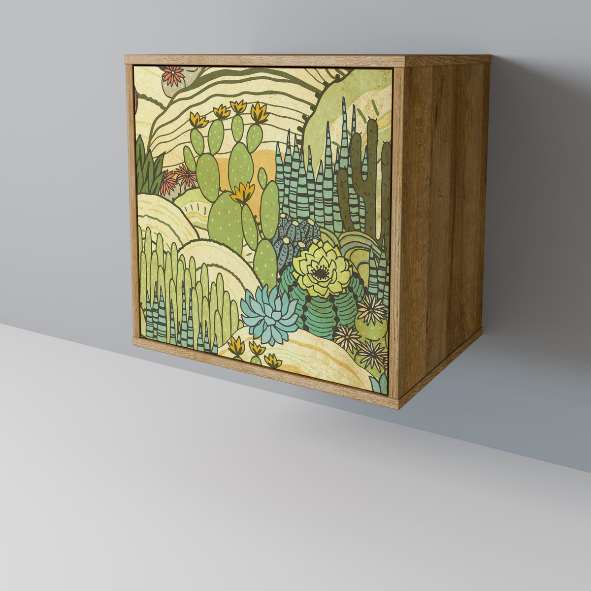 SUCCULENTS KALEIDOSCOPE 1-türiges Sideboard