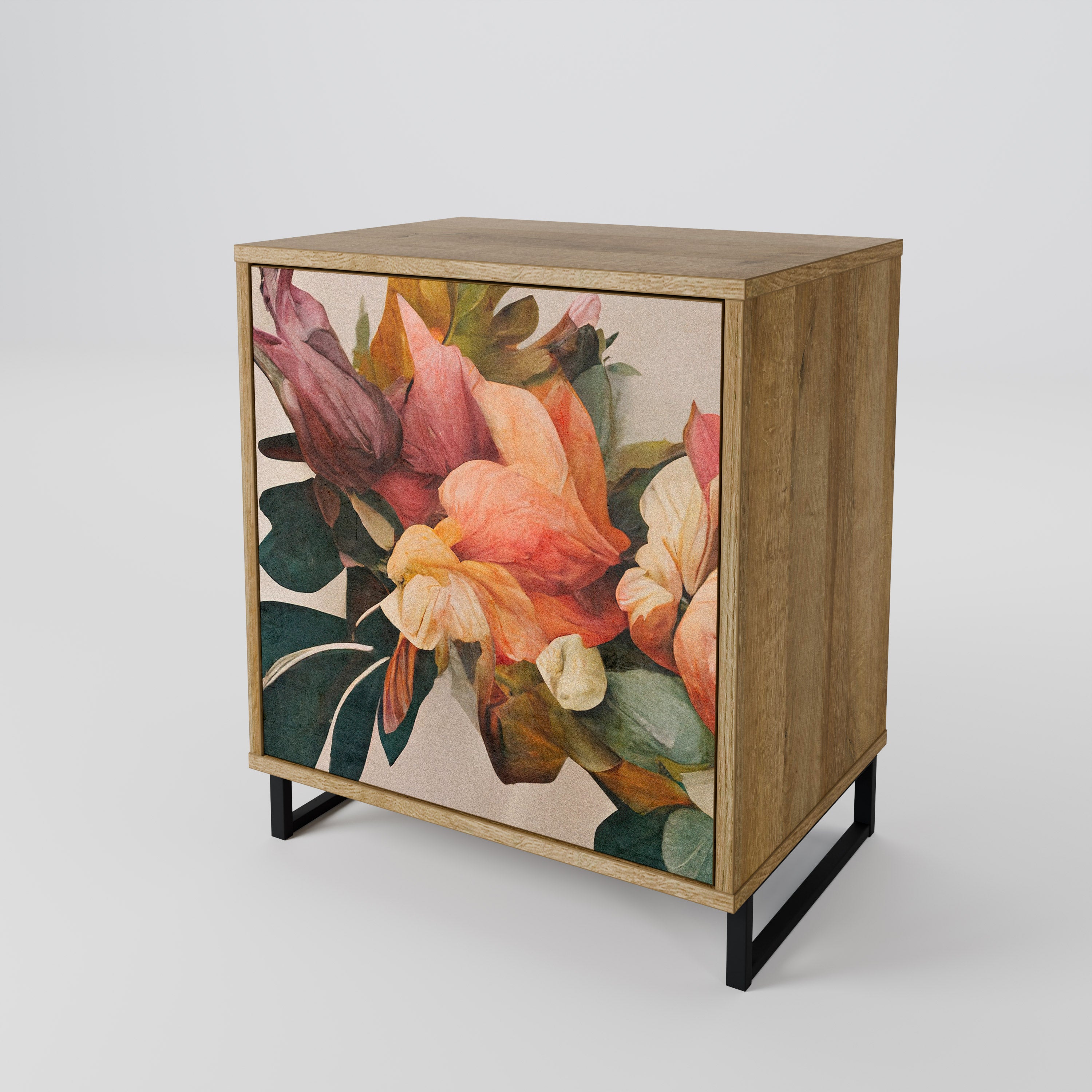 STYLISH BEAUTY Sideboard mit 1 Tür in Eiche-Optik