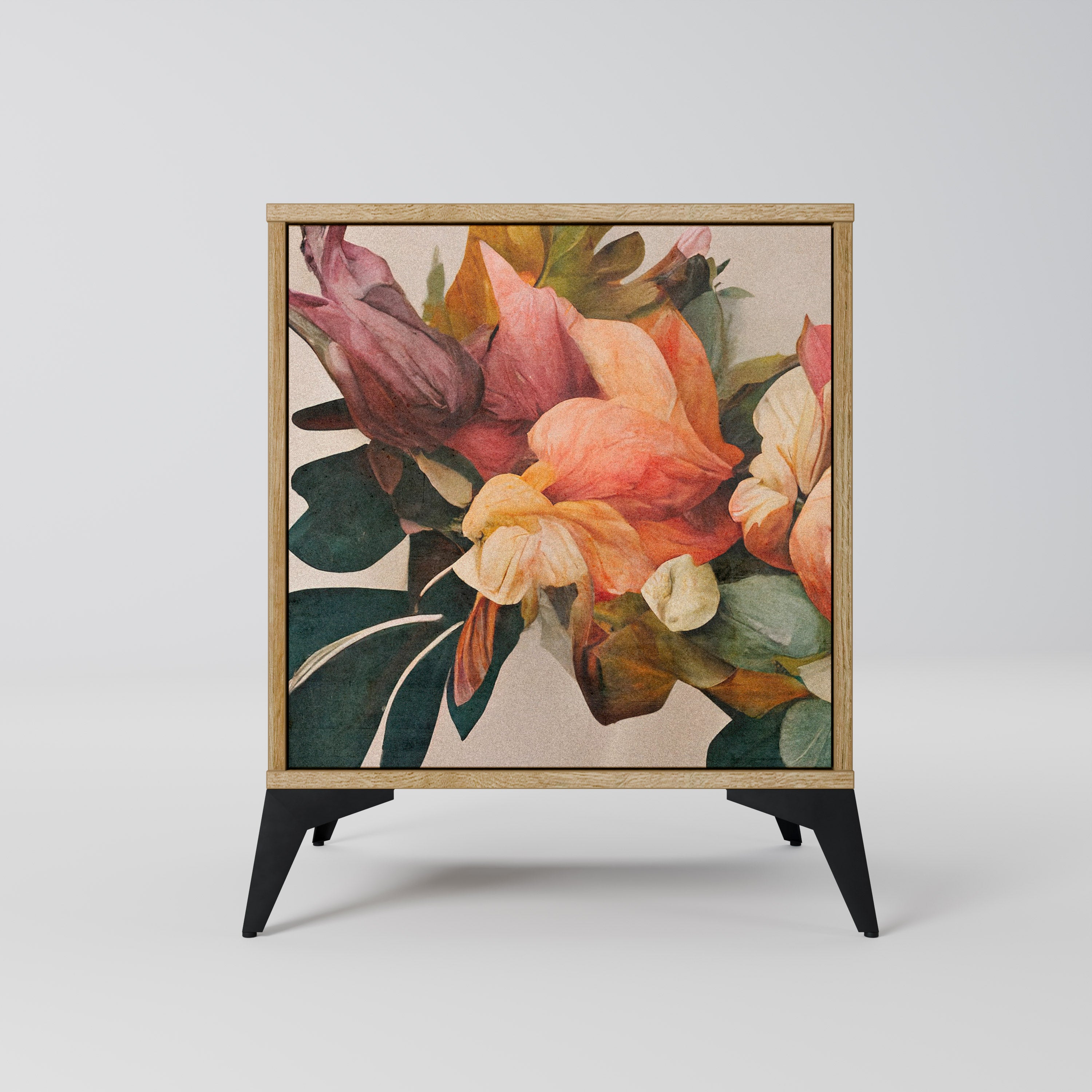 STYLISH BEAUTY Sideboard mit 1 Tür in Eiche-Optik