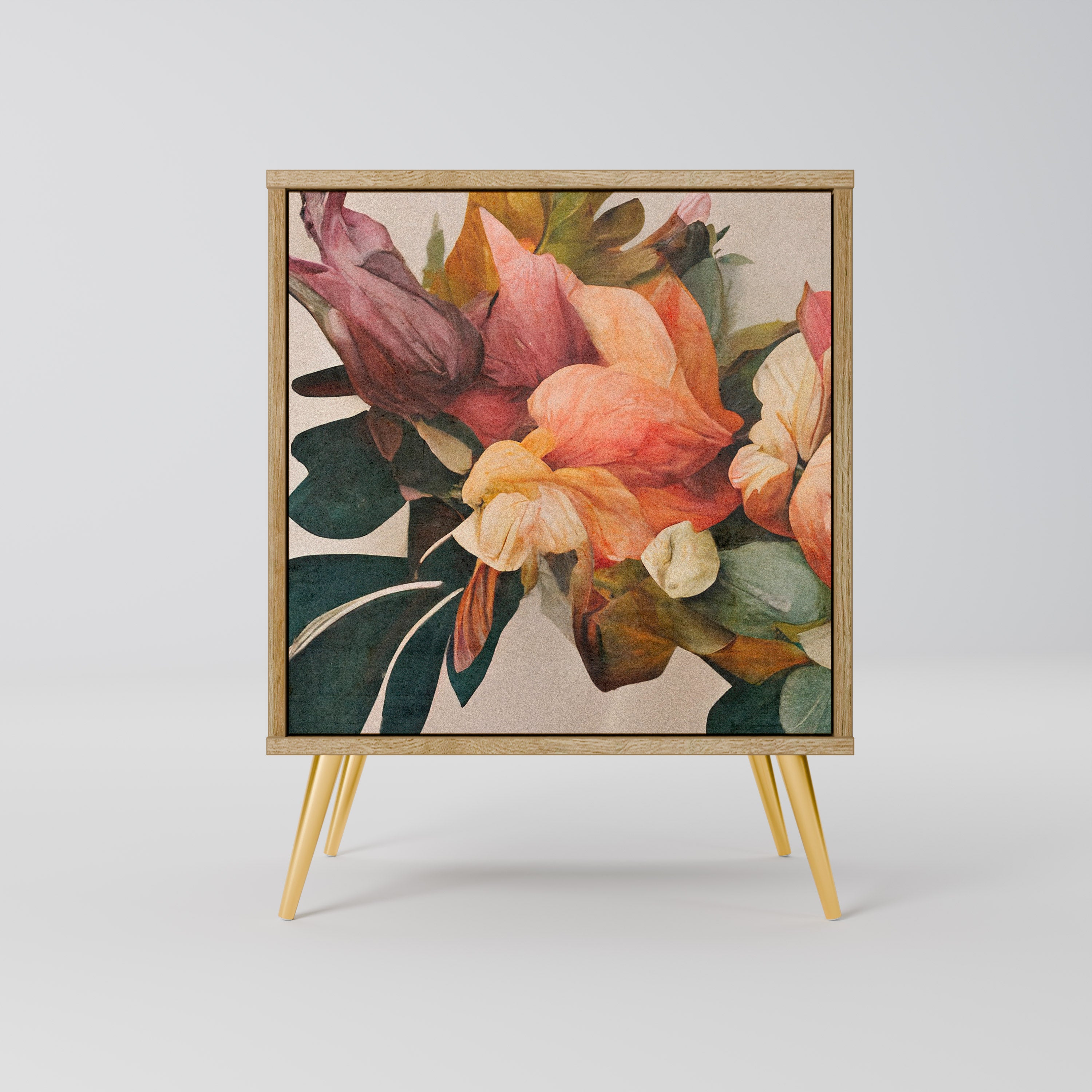 STYLISH BEAUTY Sideboard mit 1 Tür in Eiche-Optik