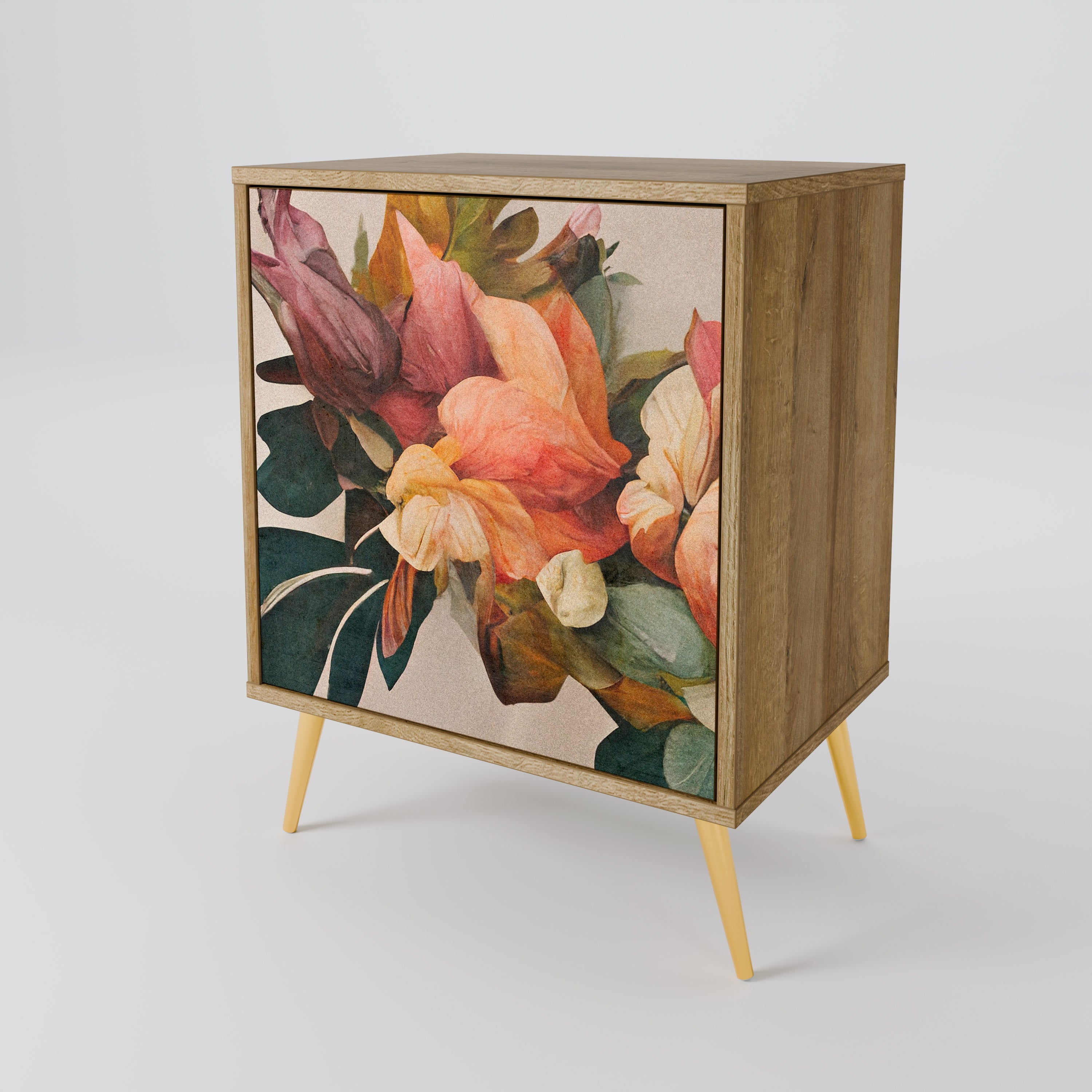 STYLISH BEAUTY Sideboard mit 1 Tür in Eiche-Optik