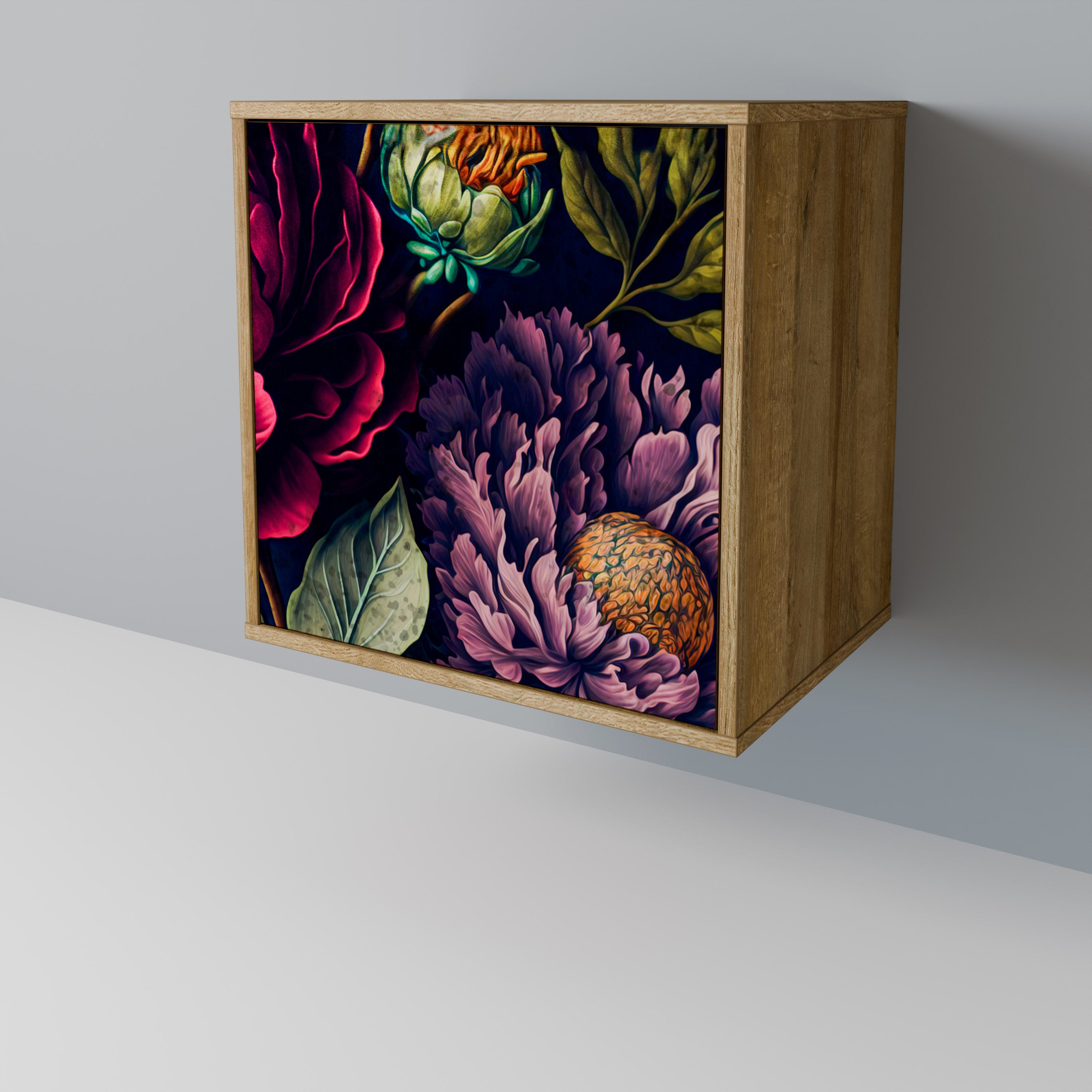 BLOOMING ELEGANCE Sideboard mit 1 Tür in Eiche-Optik