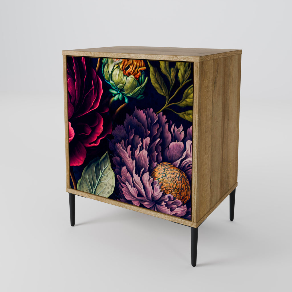 BLOOMING ELEGANCE Sideboard mit 1 Tür in Eiche-Optik