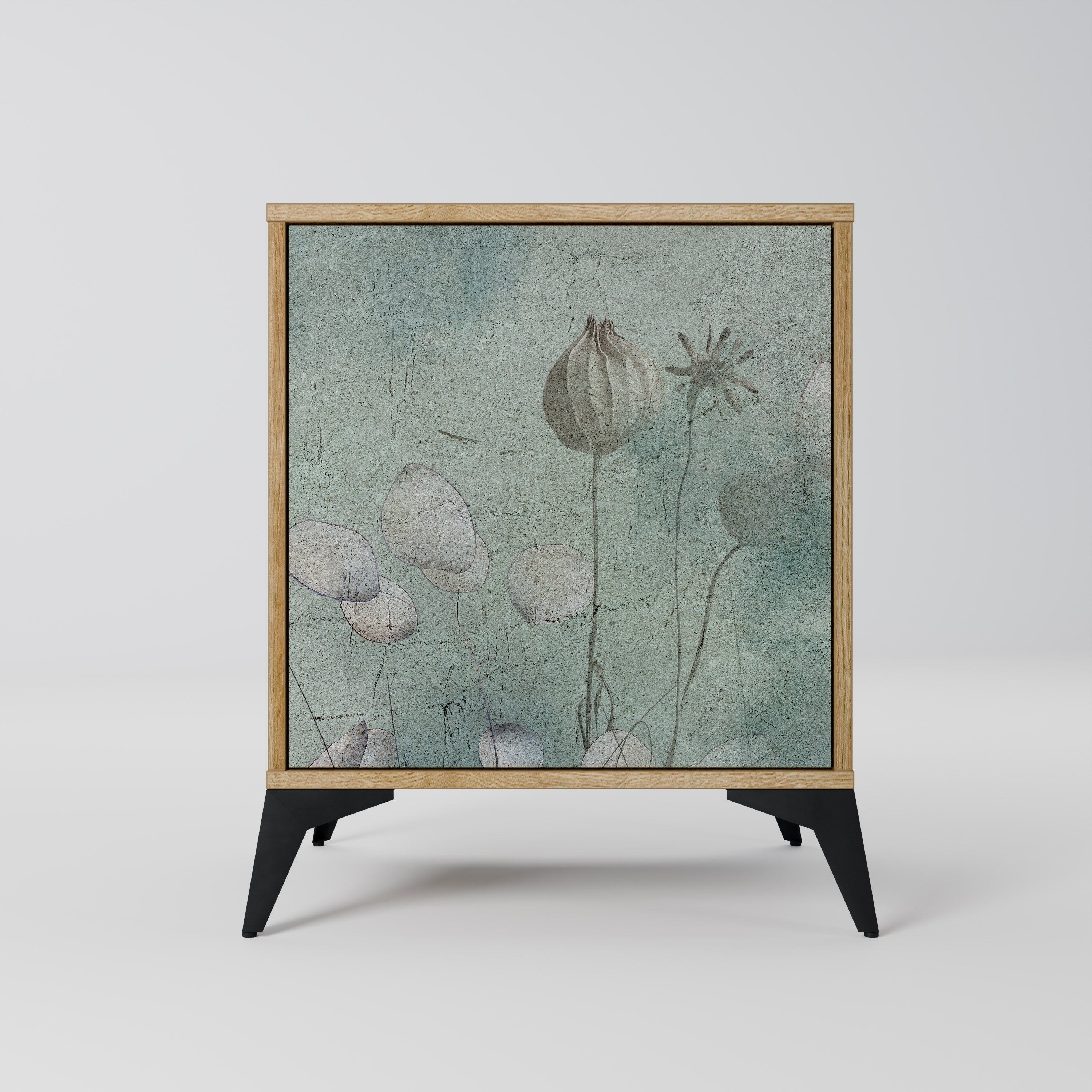 NIGHT LADY Sideboard mit 1 Tür in Eiche-Optik