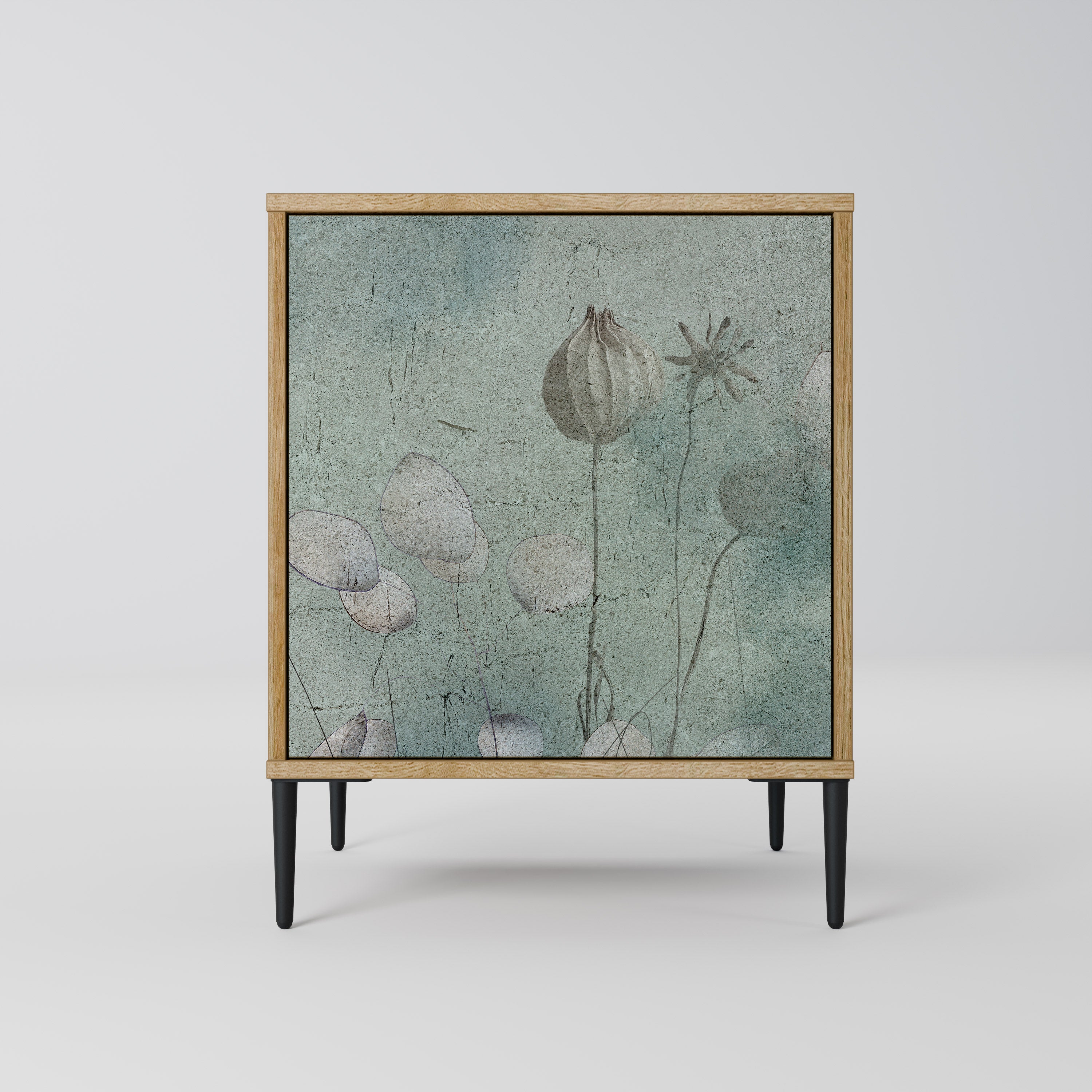 NIGHT LADY Sideboard mit 1 Tür in Eiche-Optik