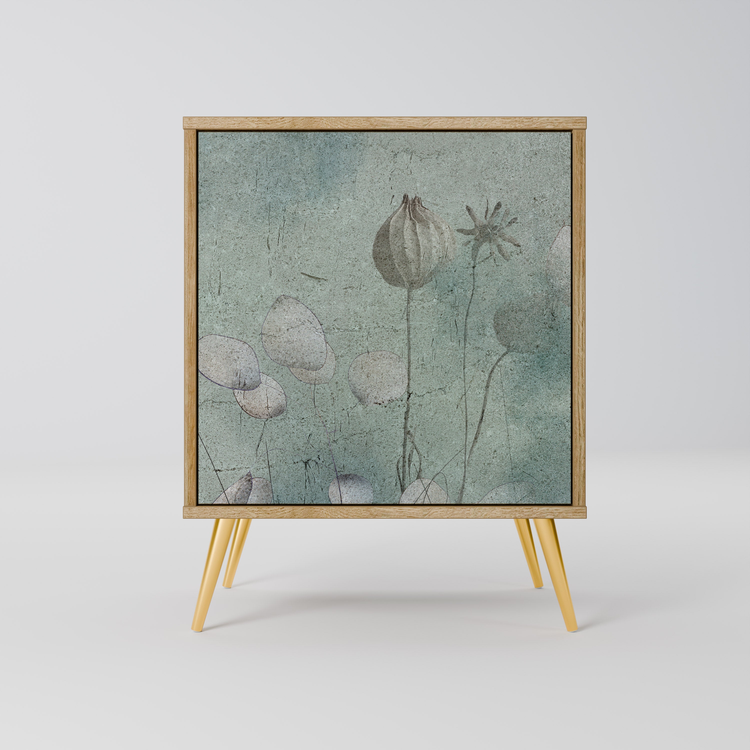 NIGHT LADY Sideboard mit 1 Tür in Eiche-Optik