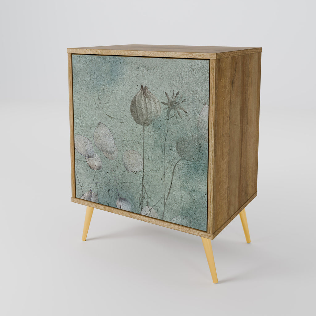 NIGHT LADY Sideboard mit 1 Tür in Eiche-Optik