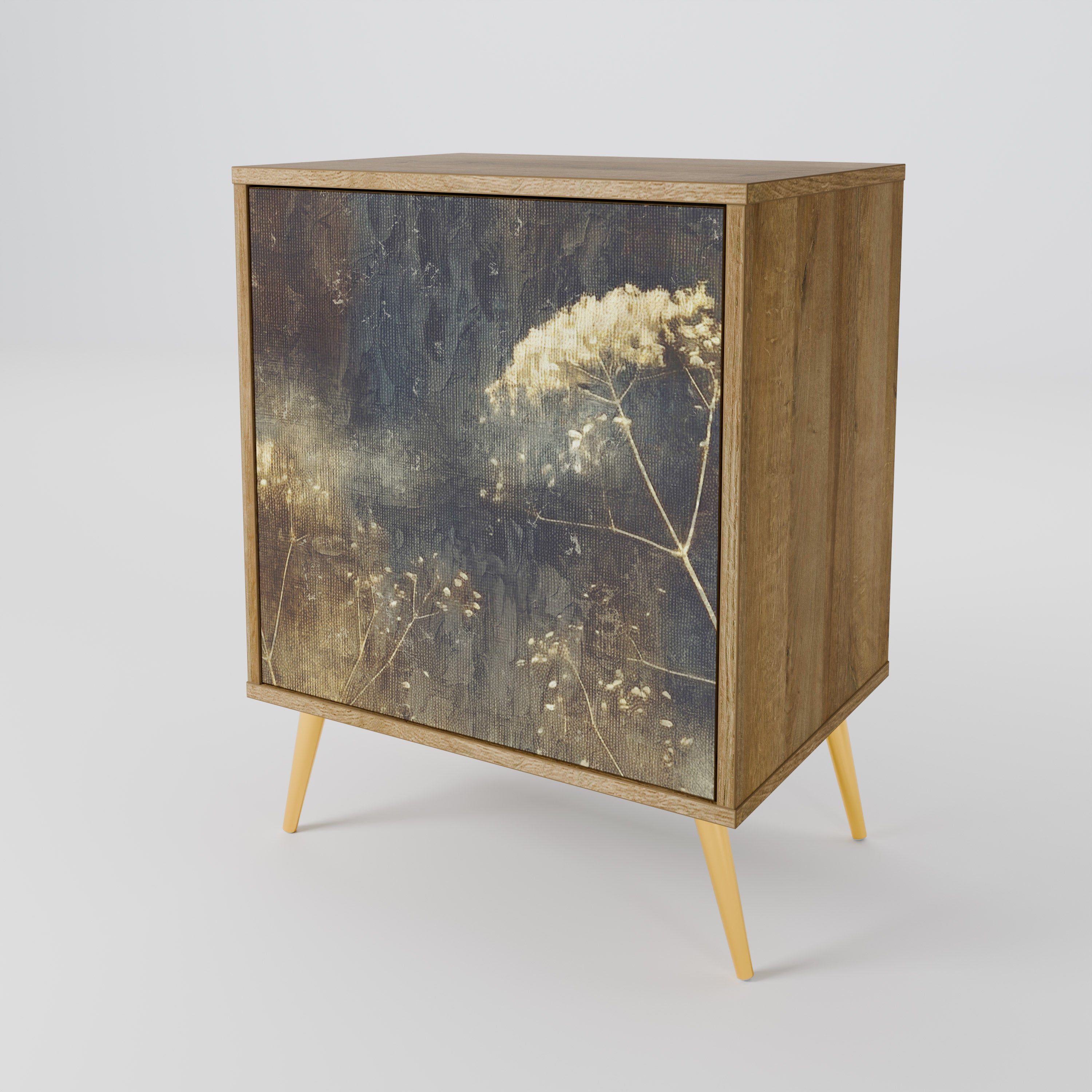 GENTLE POWER Sideboard mit 1 Tür in Eiche-Optik