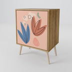 PASTEL DESTINY Sideboard mit 1 Tür in Eiche-Optik