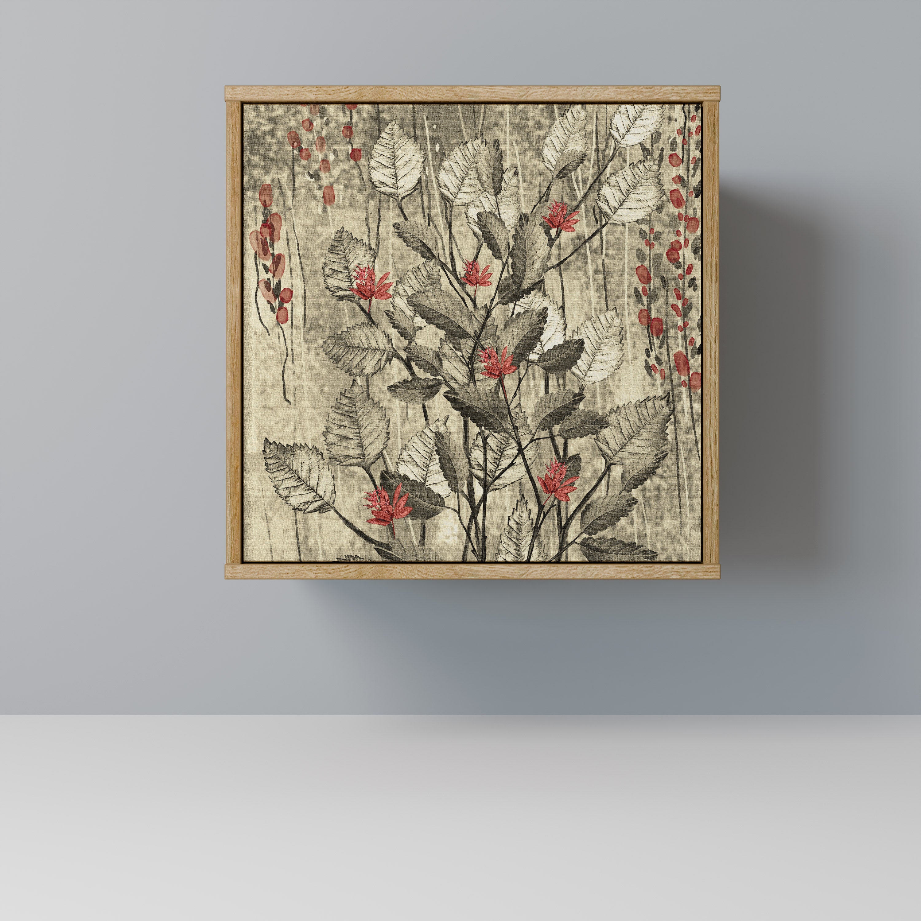 HERBAL GRACE Sideboard mit 1 Tür in Eiche-Optik