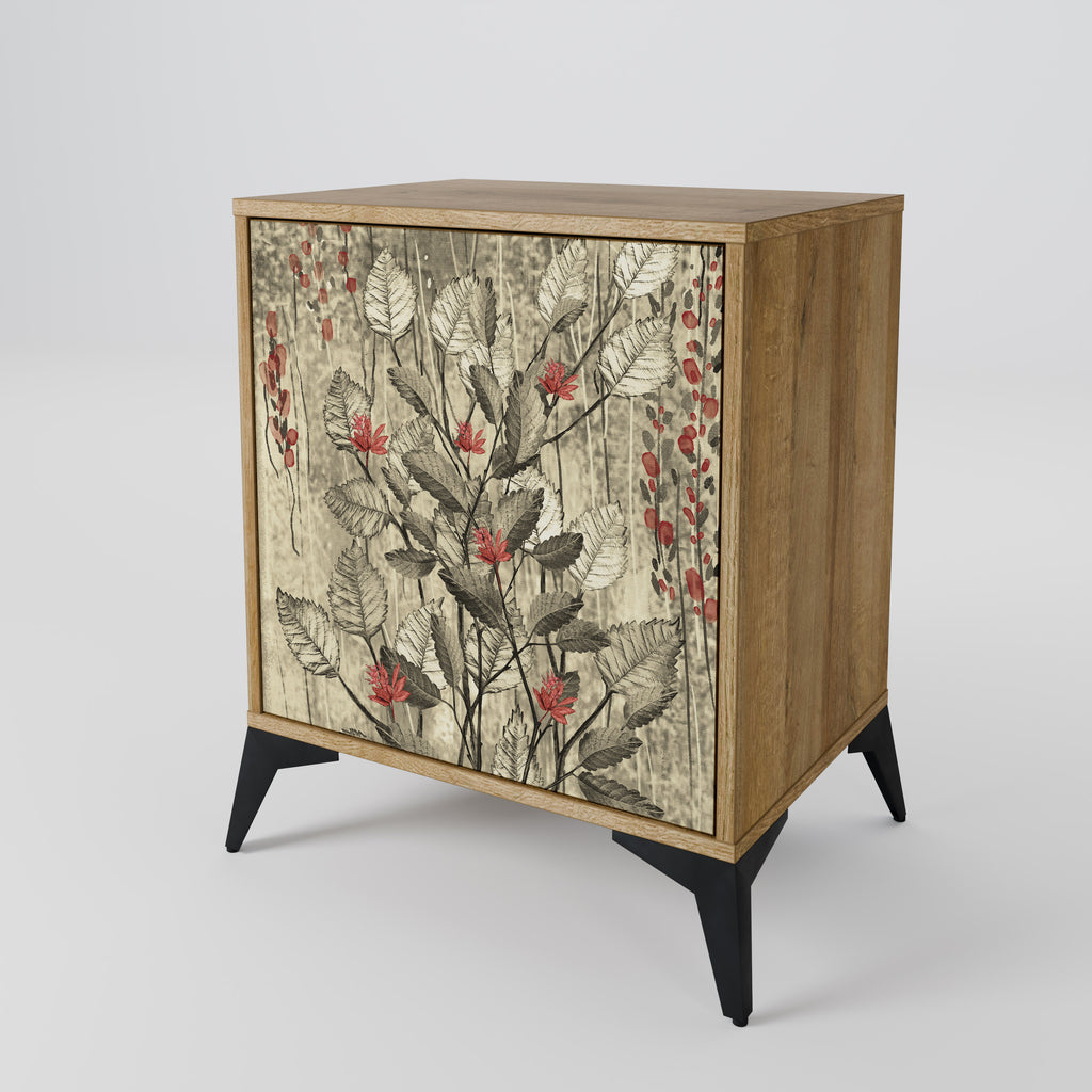HERBAL GRACE Sideboard mit 1 Tür in Eiche-Optik