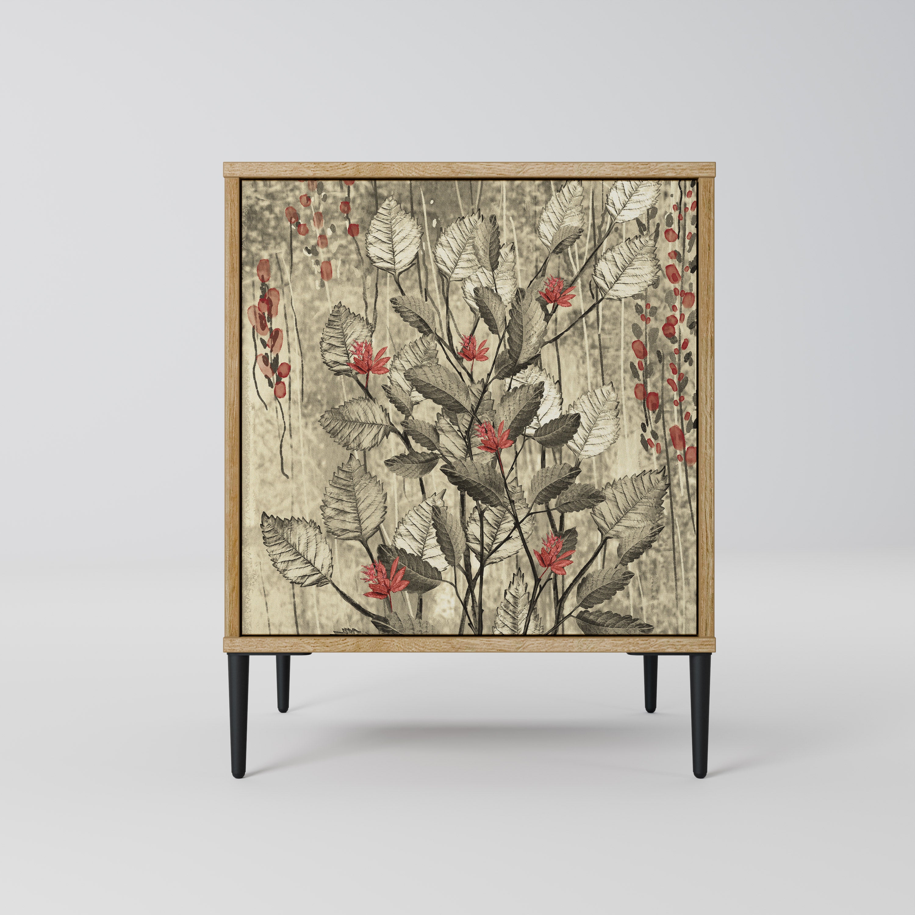 HERBAL GRACE Sideboard mit 1 Tür in Eiche-Optik