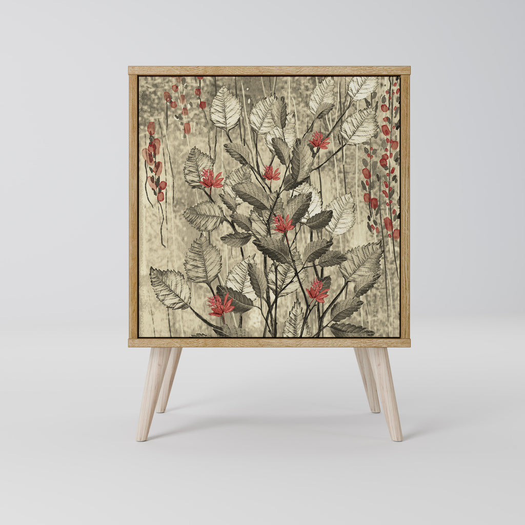 HERBAL GRACE Sideboard mit 1 Tür in Eiche-Optik