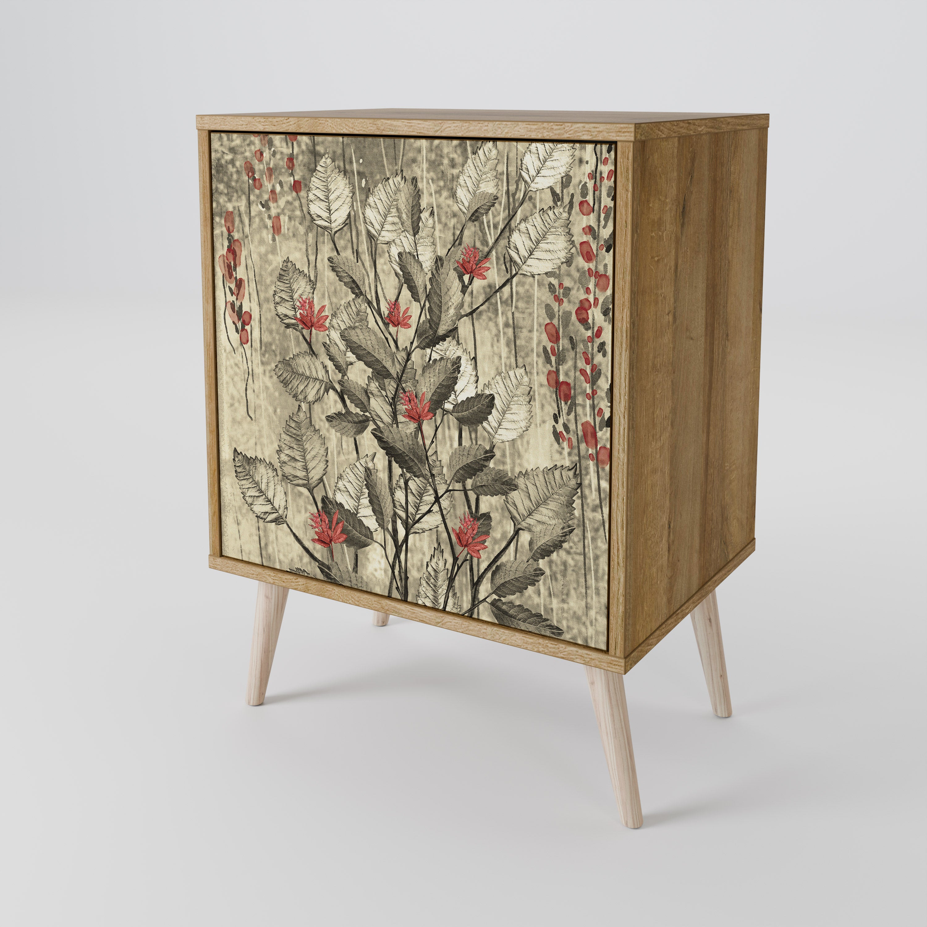 HERBAL GRACE Sideboard mit 1 Tür in Eiche-Optik