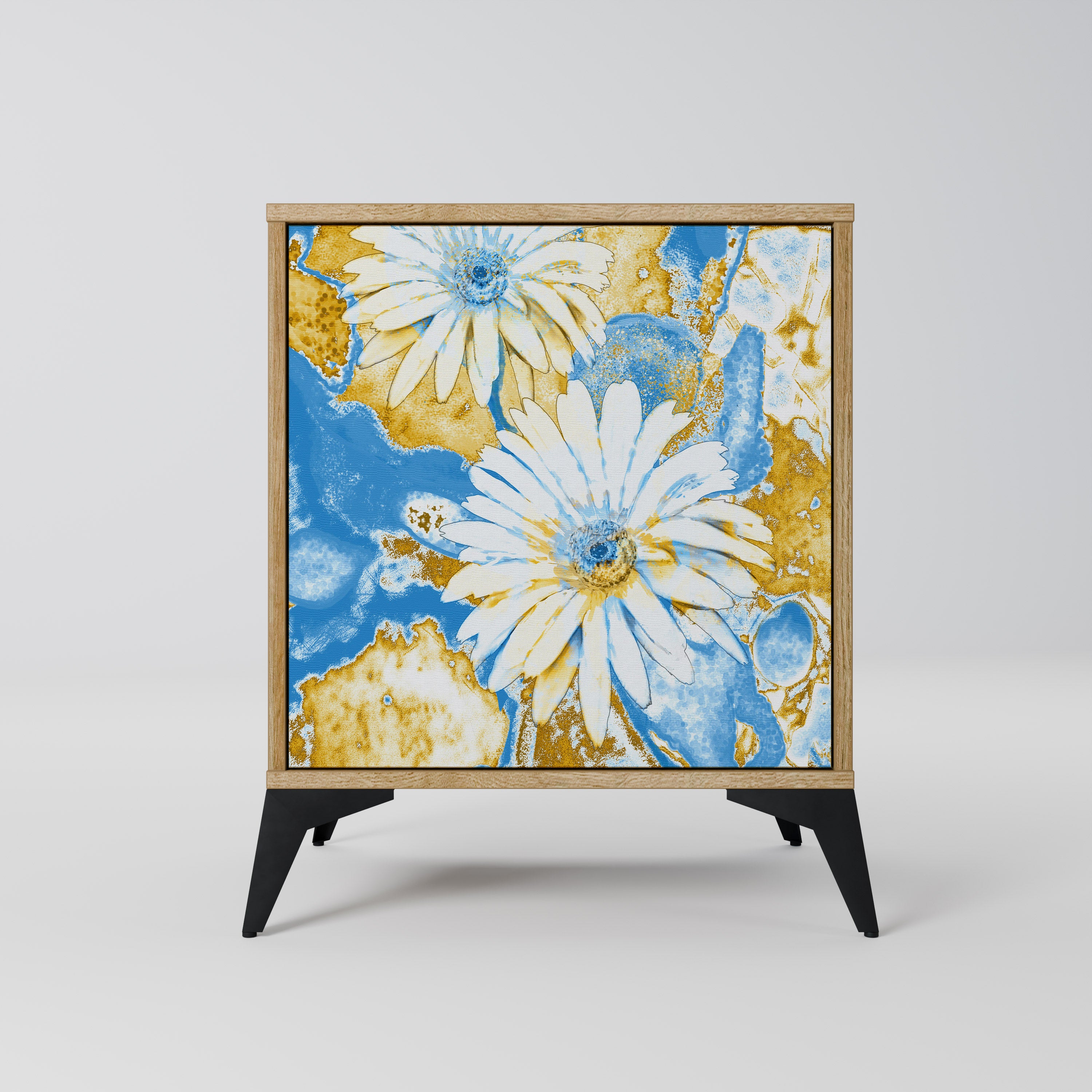 DAISY LUXE Sideboard mit 1 Tür in Eiche-Optik