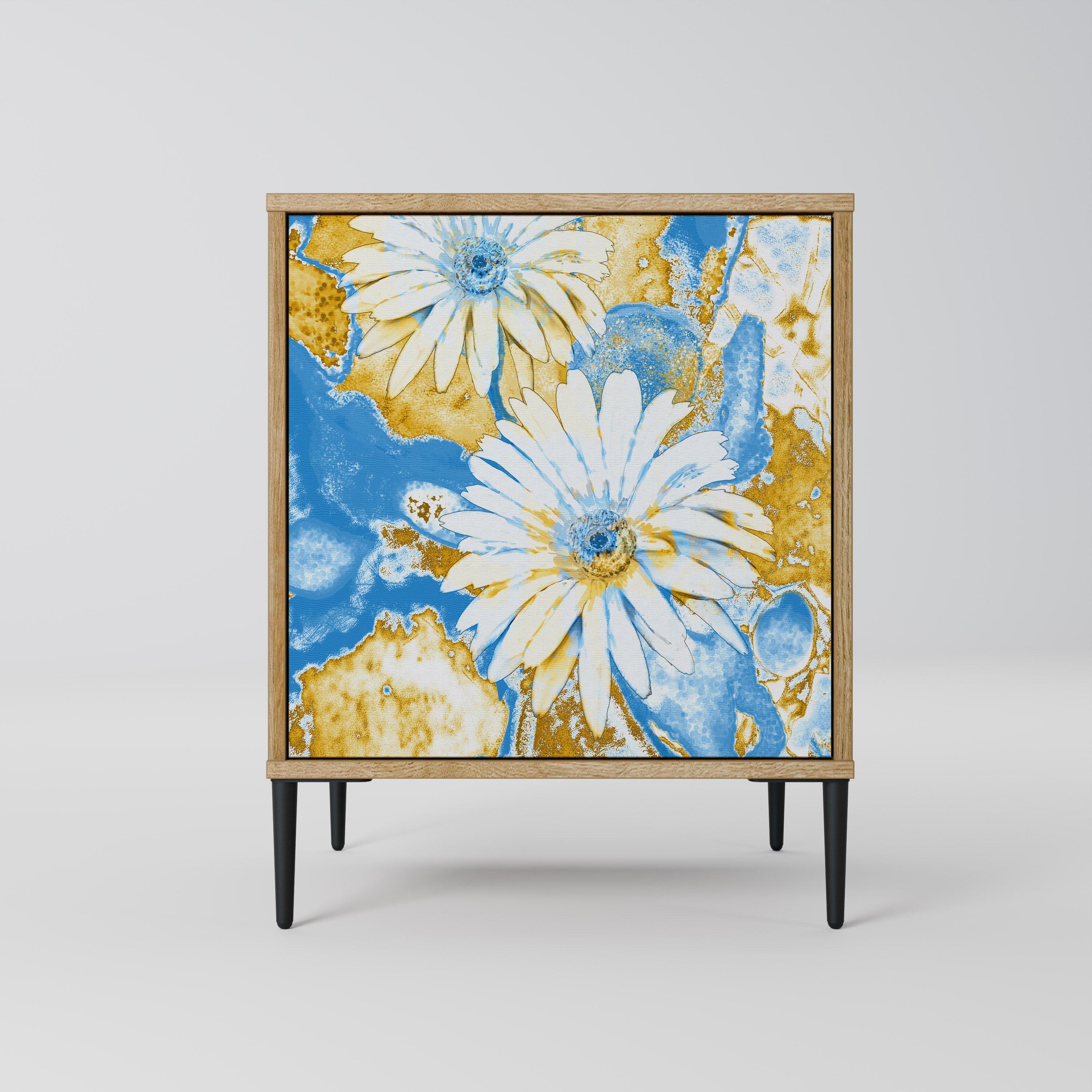 DAISY LUXE Sideboard mit 1 Tür in Eiche-Optik
